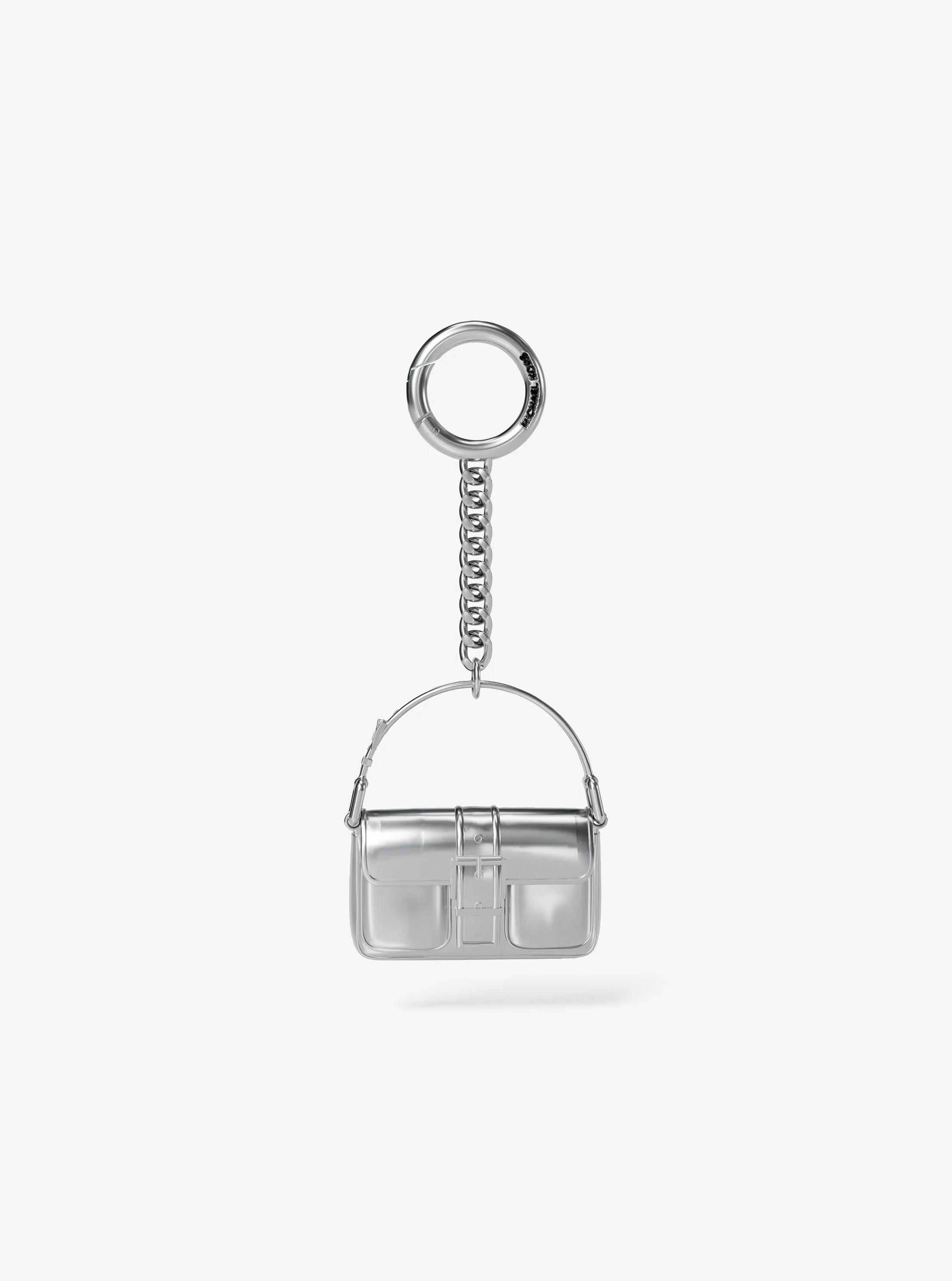 Colby Bag Charm in SILVER | Michael Kors