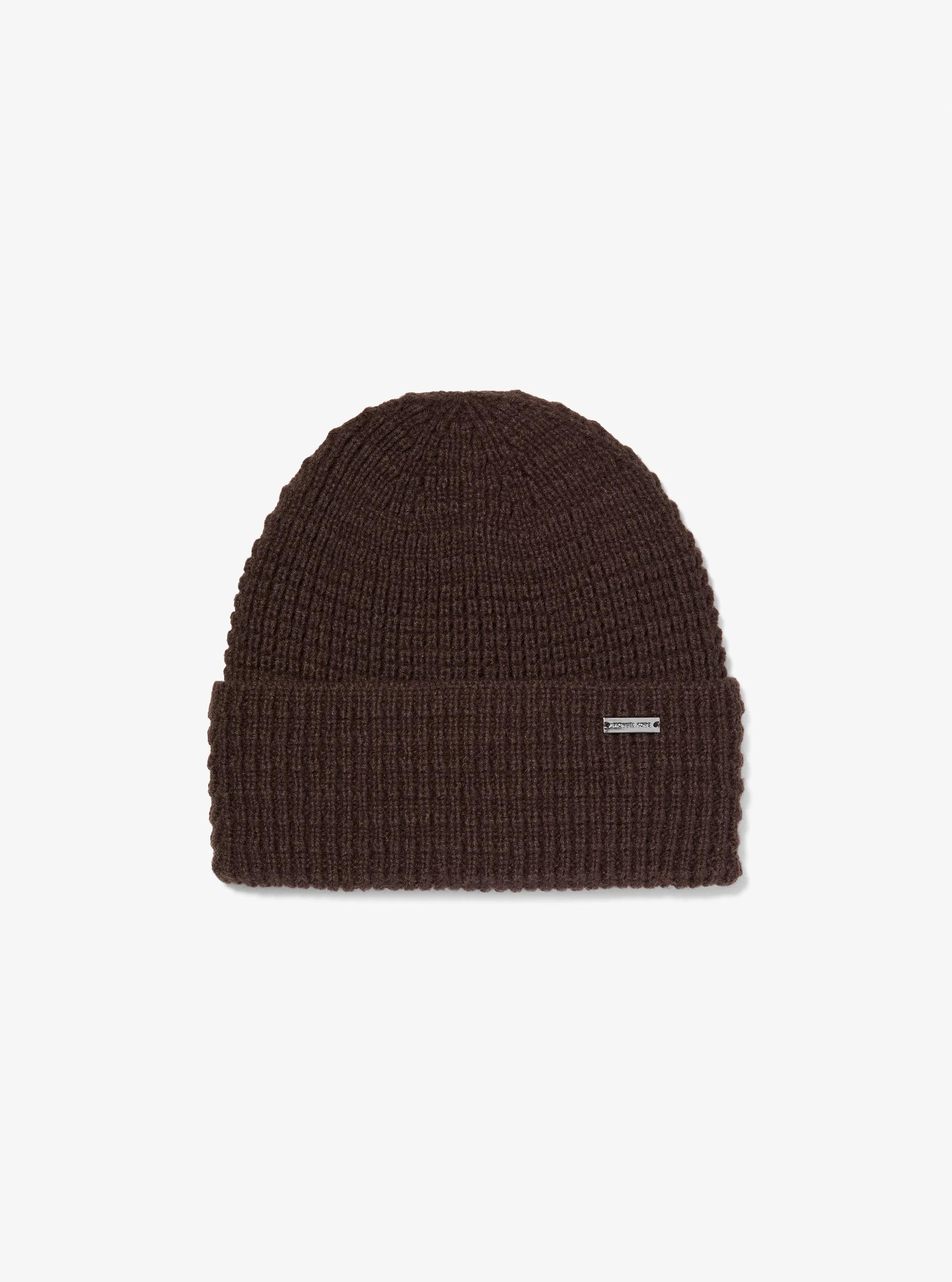 Textured Knit Beanie in CHOCOLATE | Michael Kors