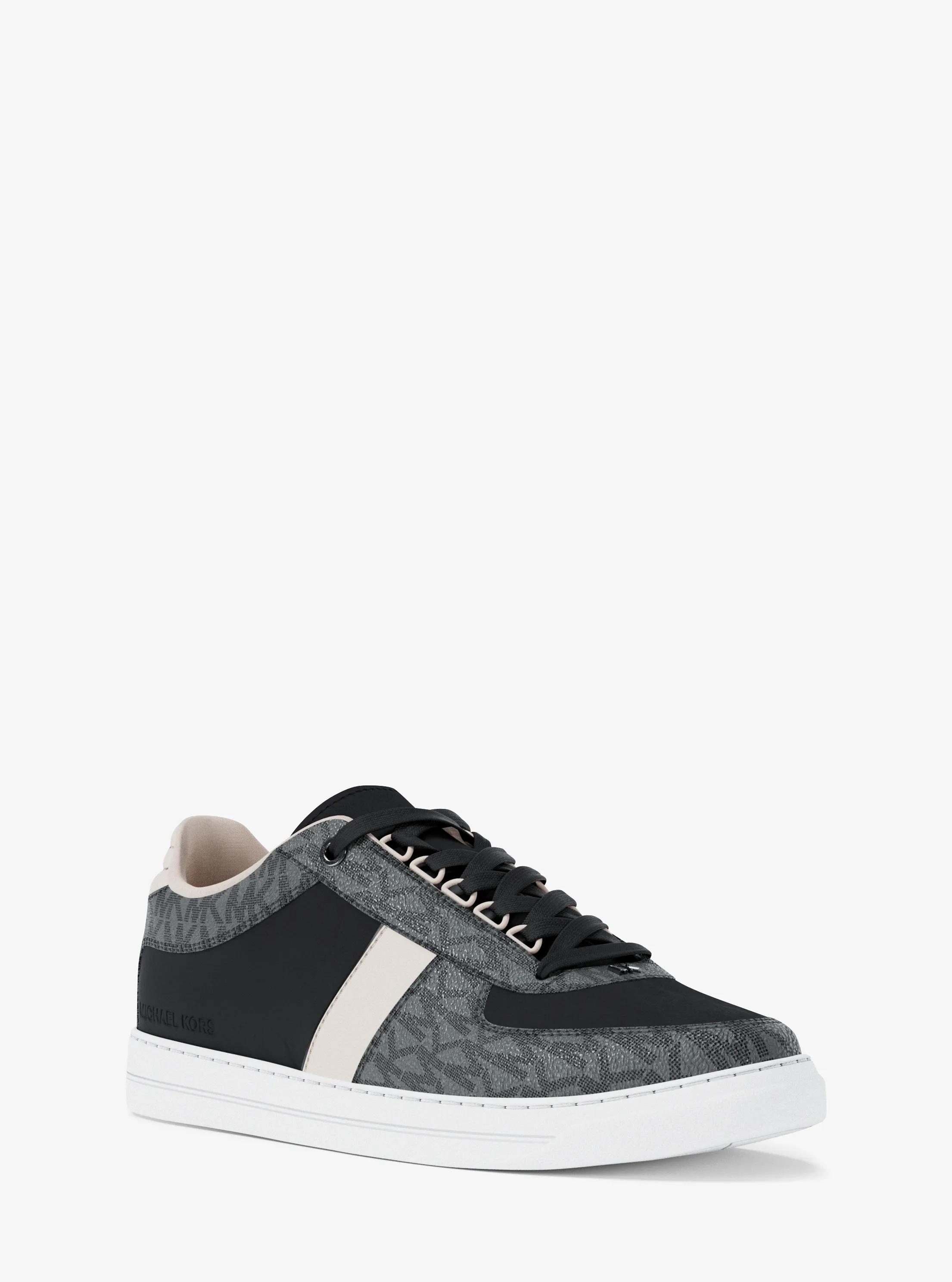 Brady Mixed-Media Sneaker in BLACK COMBO | Michael Kors