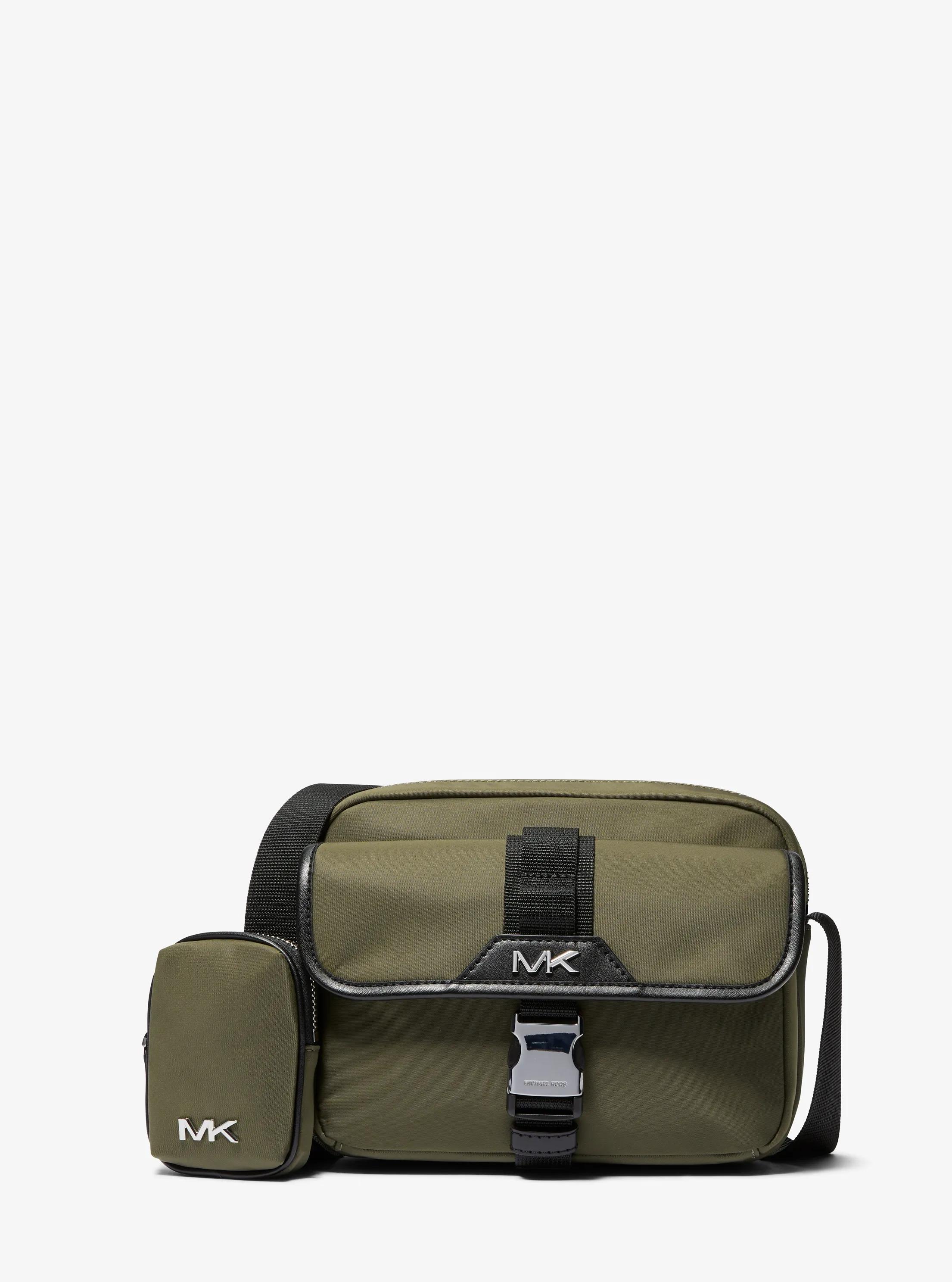 Brooklyn Recycled Nylon Utility Crossbody Bag in OLIVE | Michael Kors