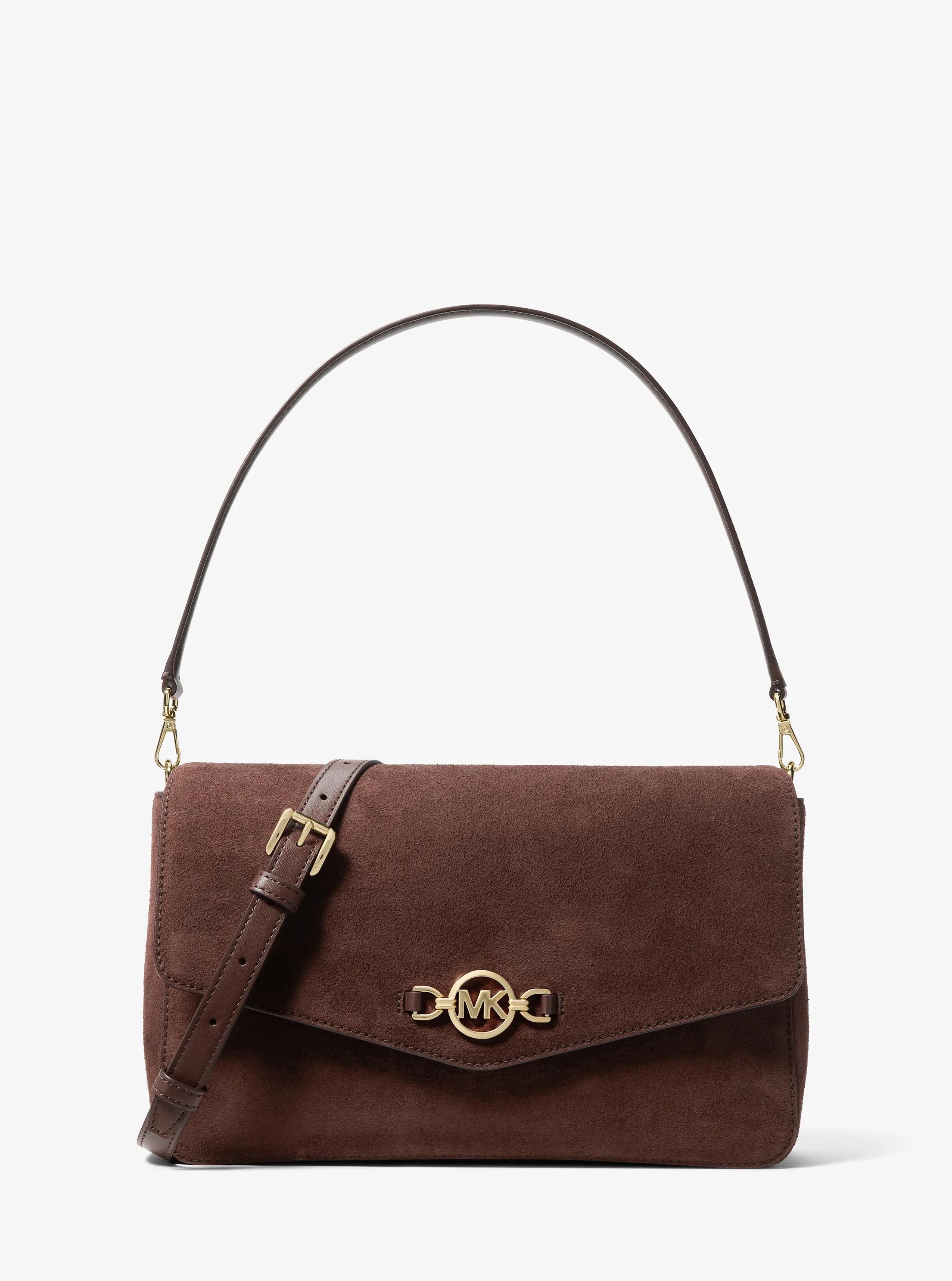Kacey Large Convertible Crossbody Bag in NUTMEG | Michael Kors