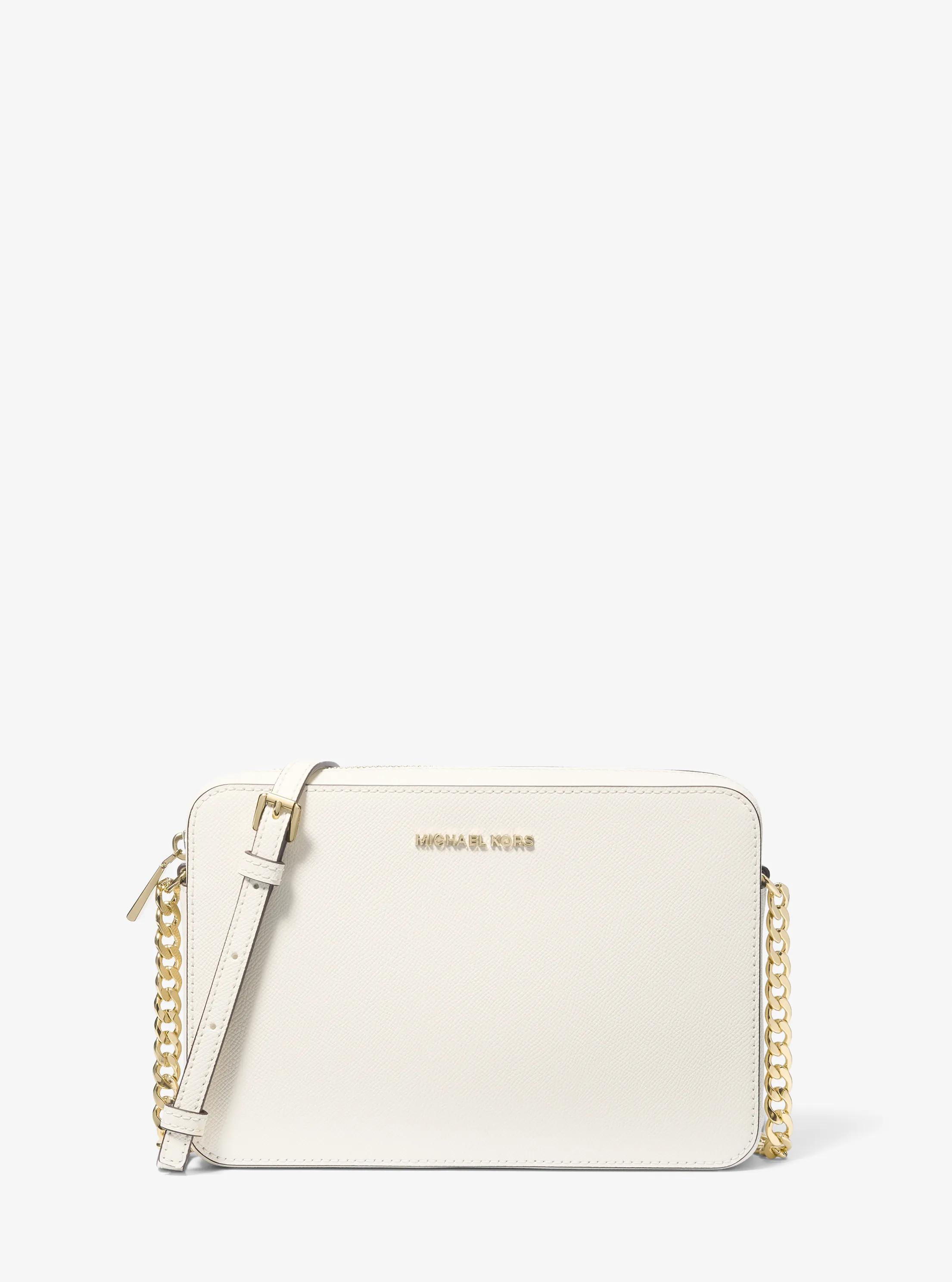 Jet Set Large Saffiano Leather Crossbody Bag