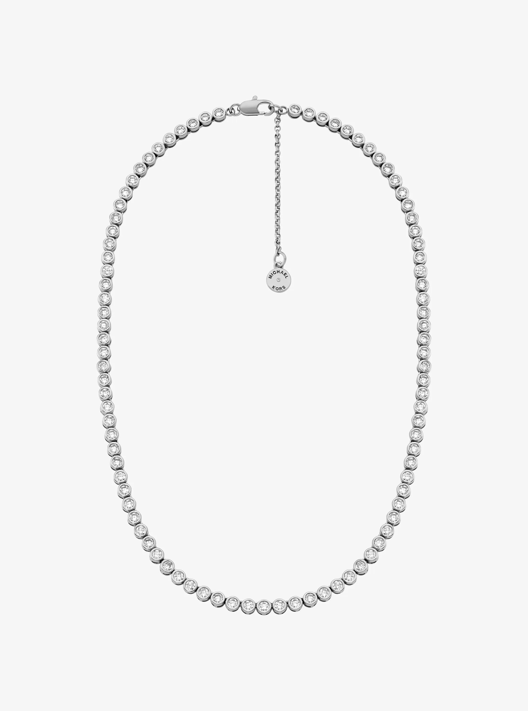 Cubic Zirconia Necklace in SILVER | Michael Kors