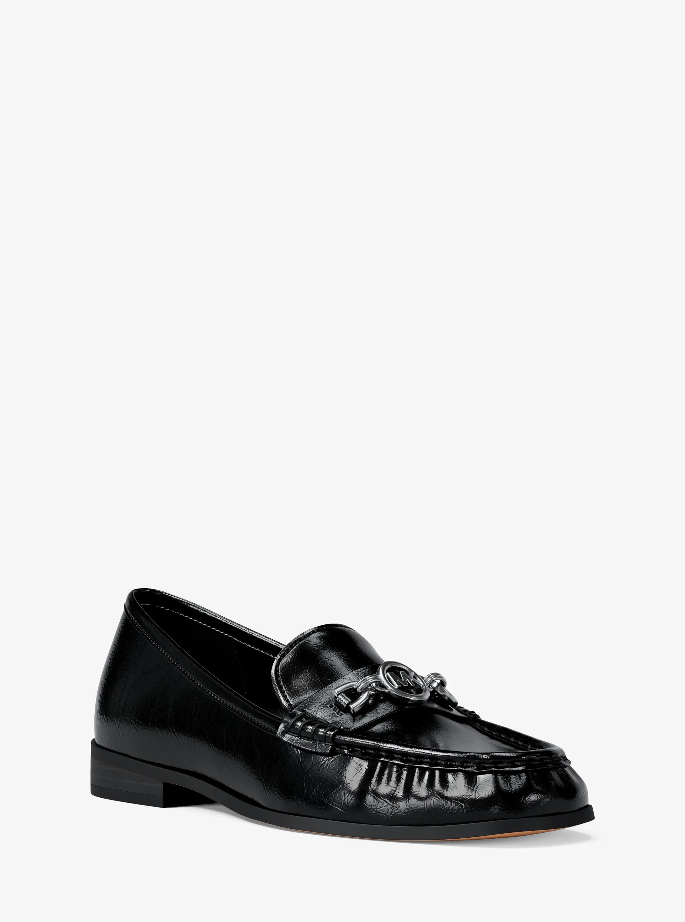 Kacey Patent Loafer in BLACK | Michael Kors