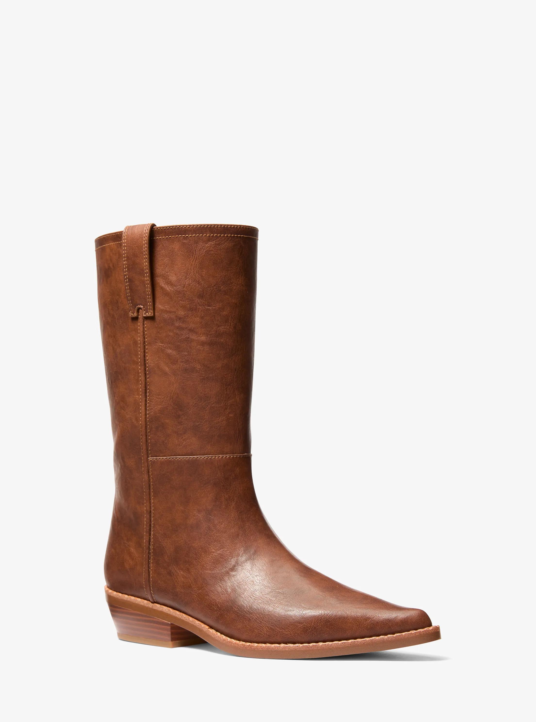 MK Botte Farren avec effet vieilli - Marron - Michael Kors