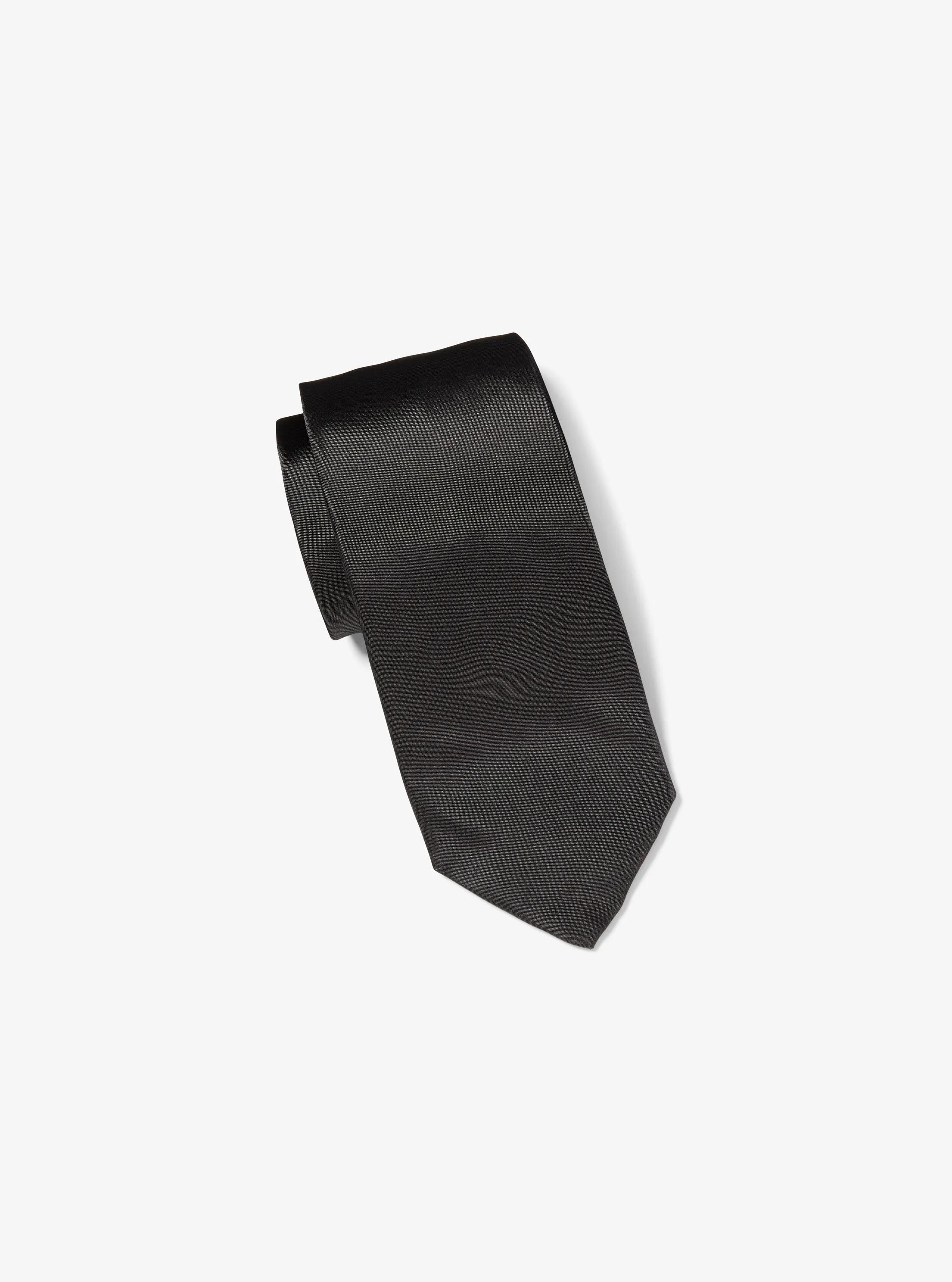 Silk Tie in BLACK | Michael Kors