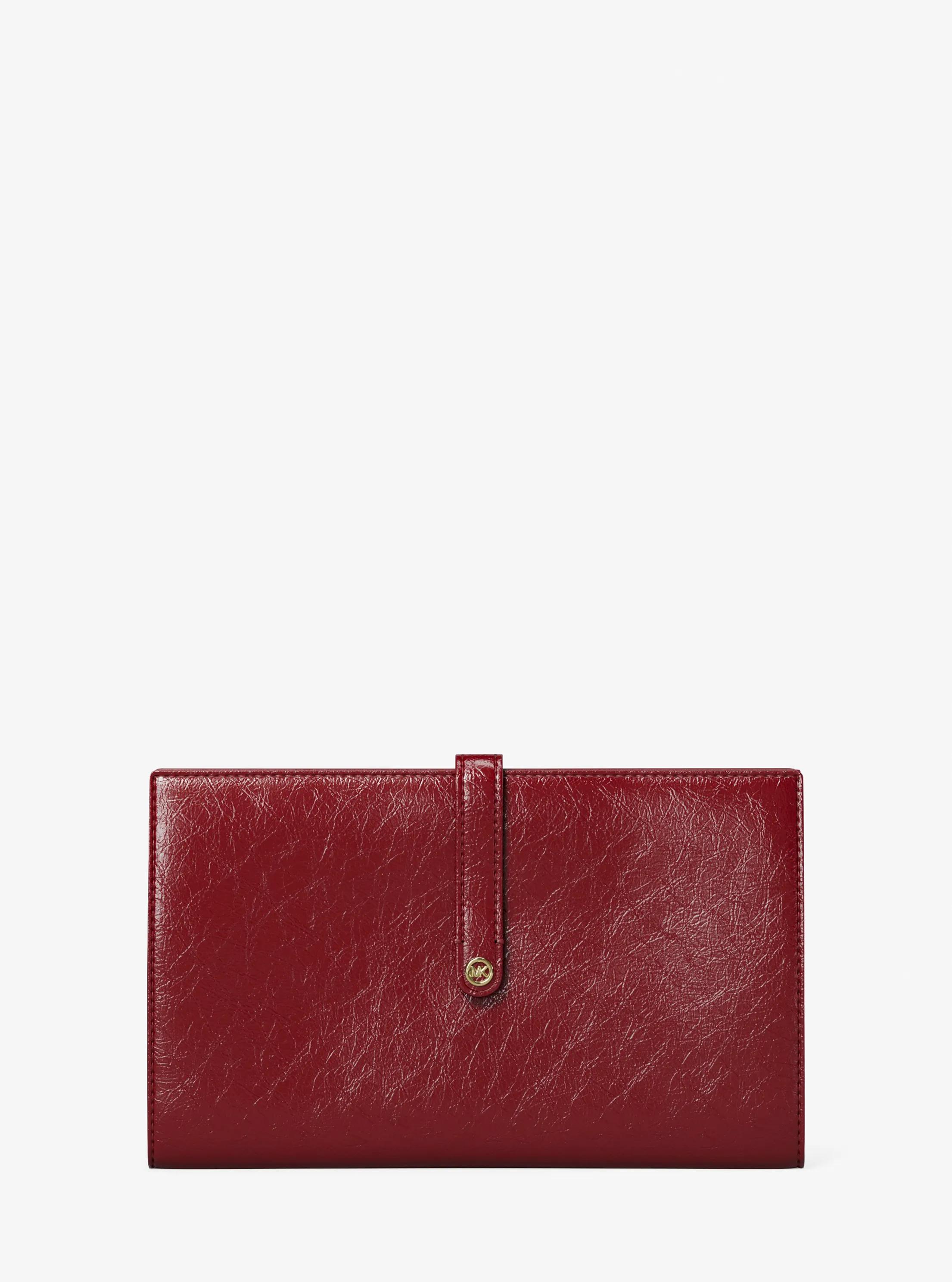 Jet Set Travel Large Wallet in DEEP RED | Michael Kors