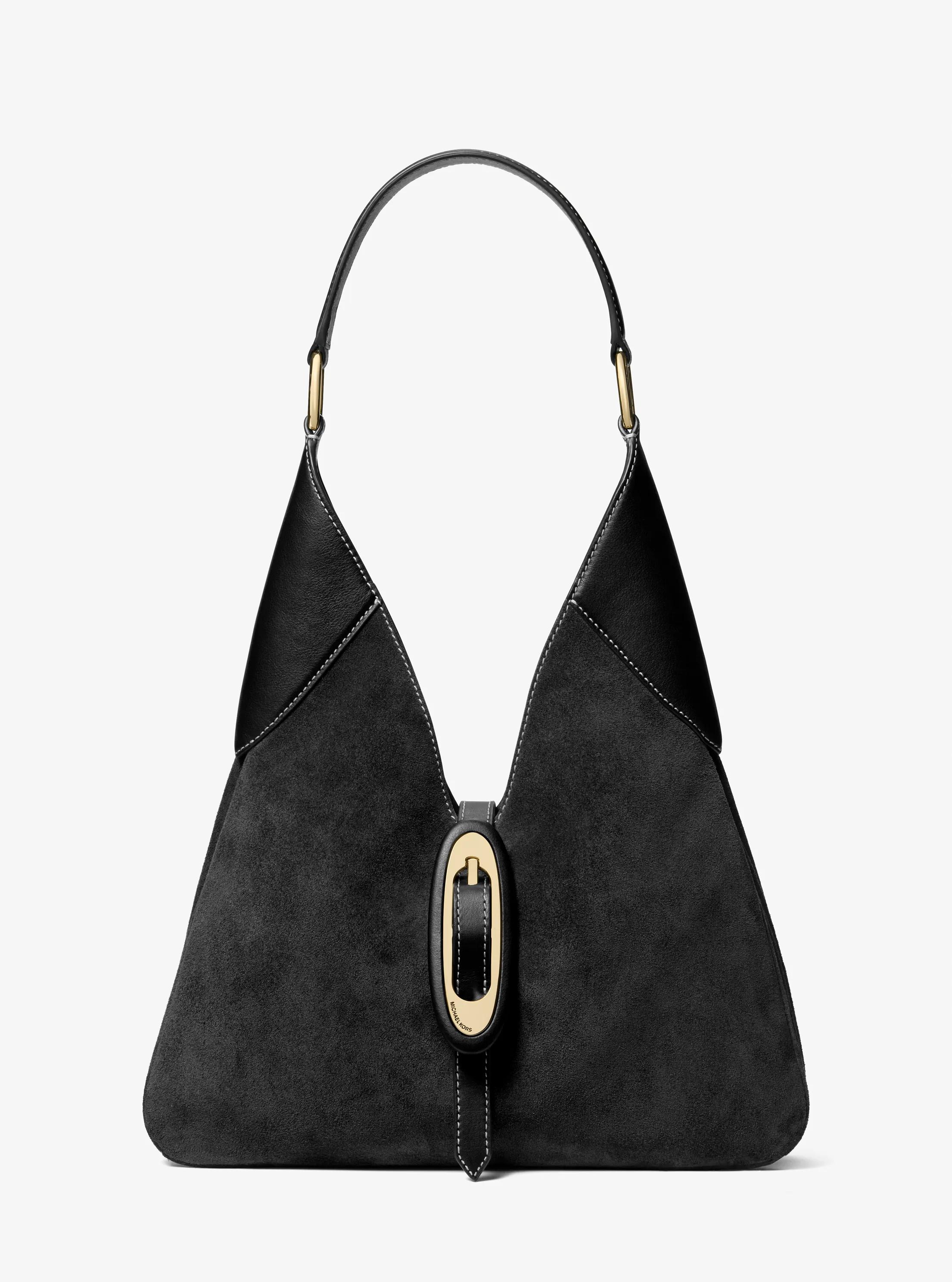 Bolso hobo de hombro Cornelia mediano de ante