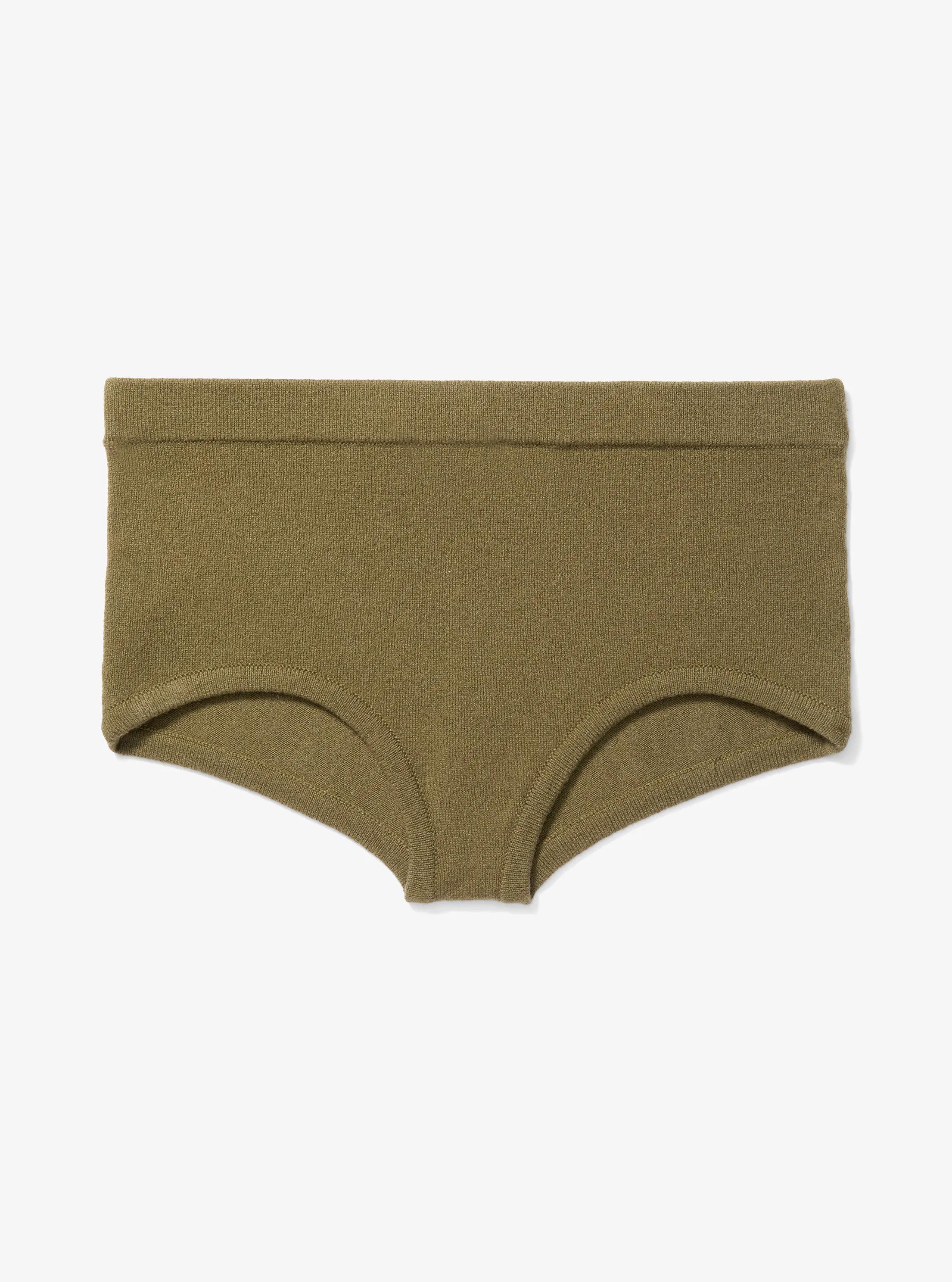 Briefs elastizados de mezcla de cachemira in VERDE HINOJO | Michael Kors