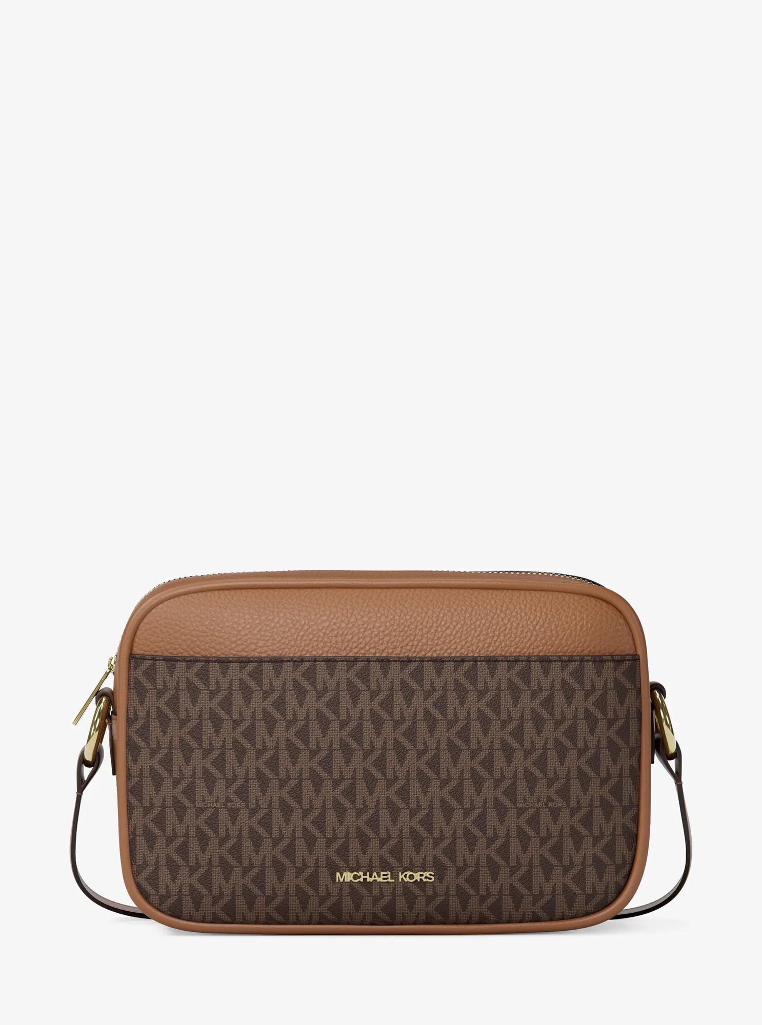 Jet Set Travel Large Signature logo Camera Crossbody Bag