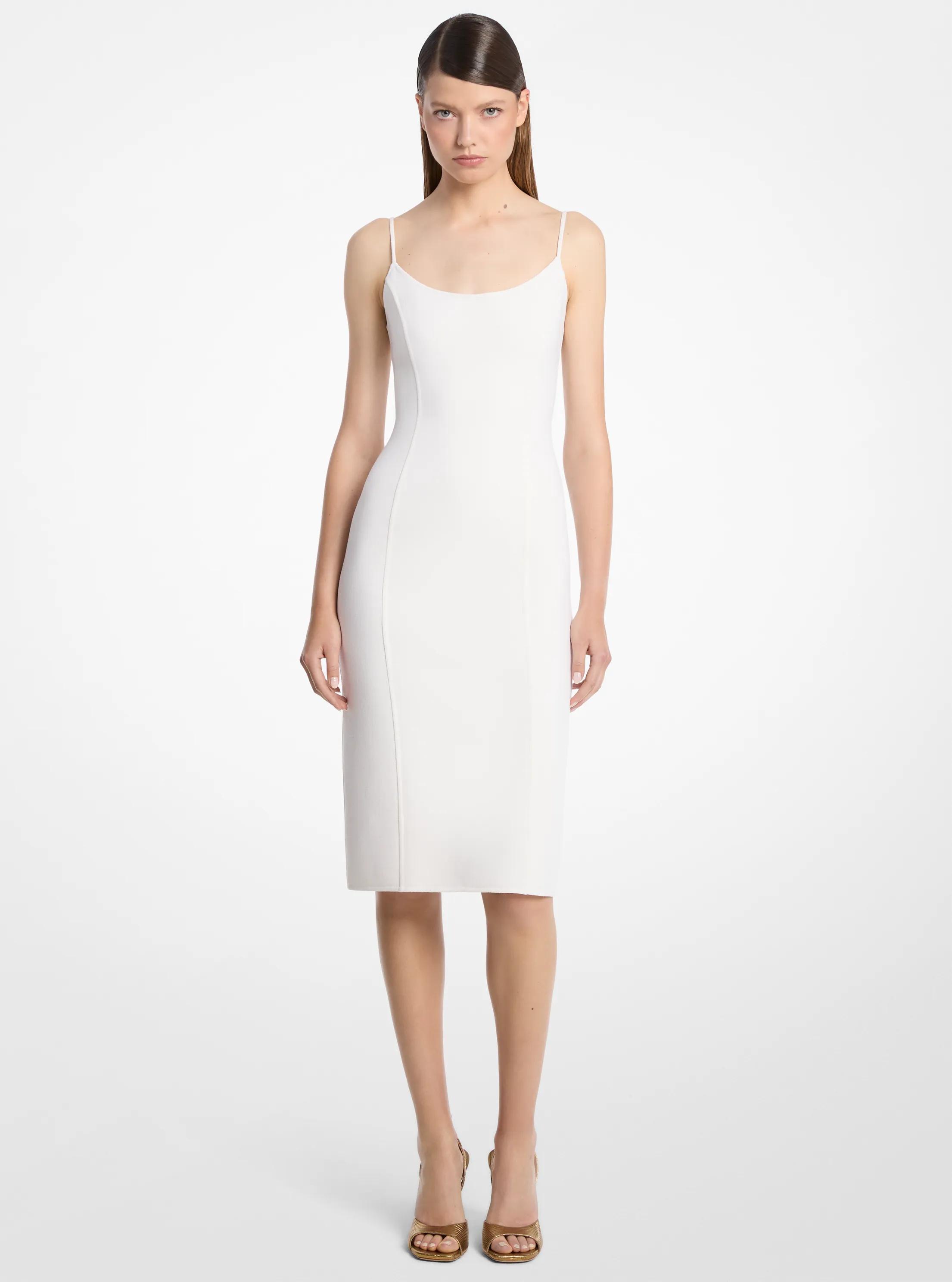 Stretch Wool Crepe Slip Dress 1137$