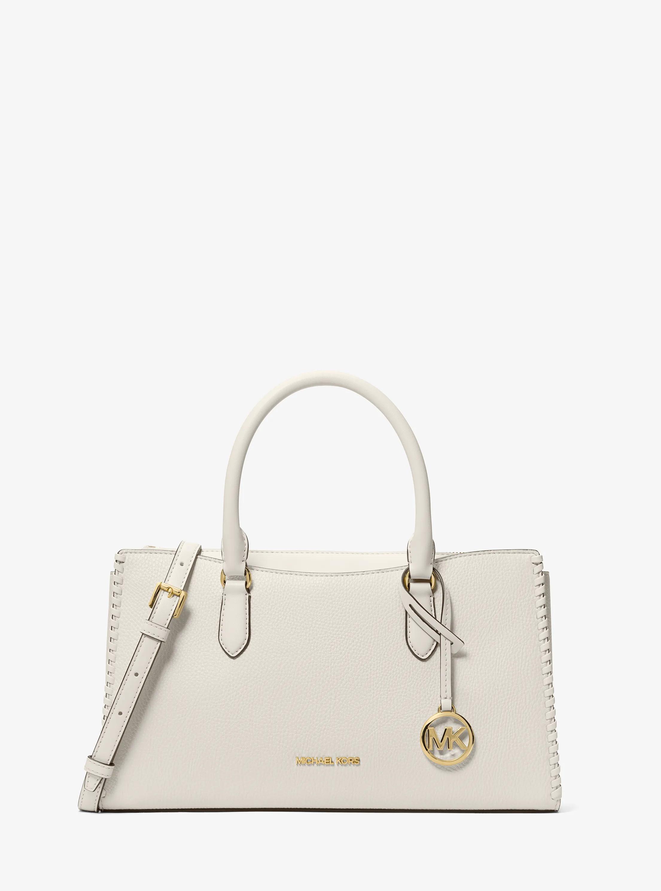 Arden Medium Satchel in LT CREAM | Michael Kors