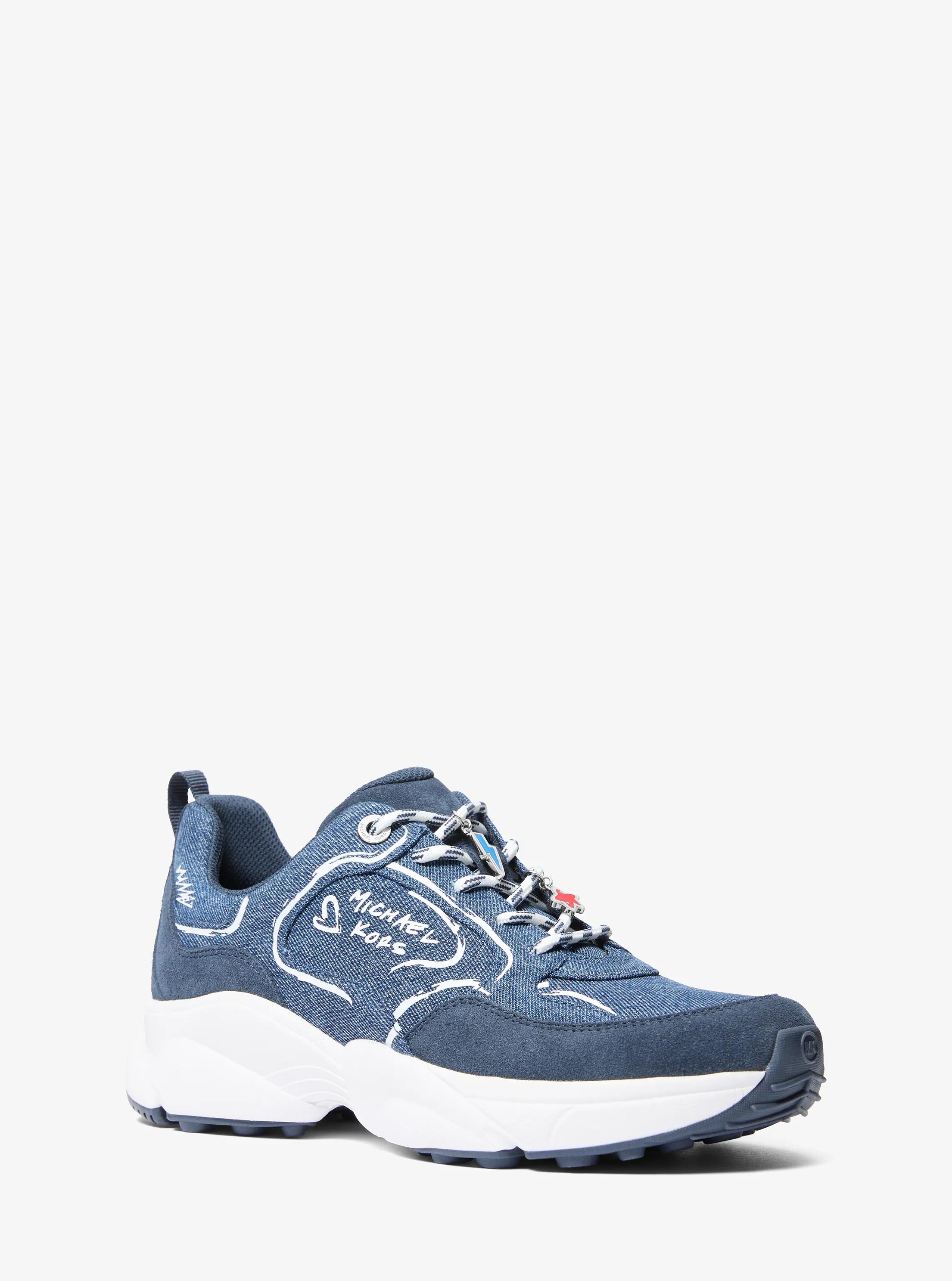 Espadrille Jett en denim à ornements