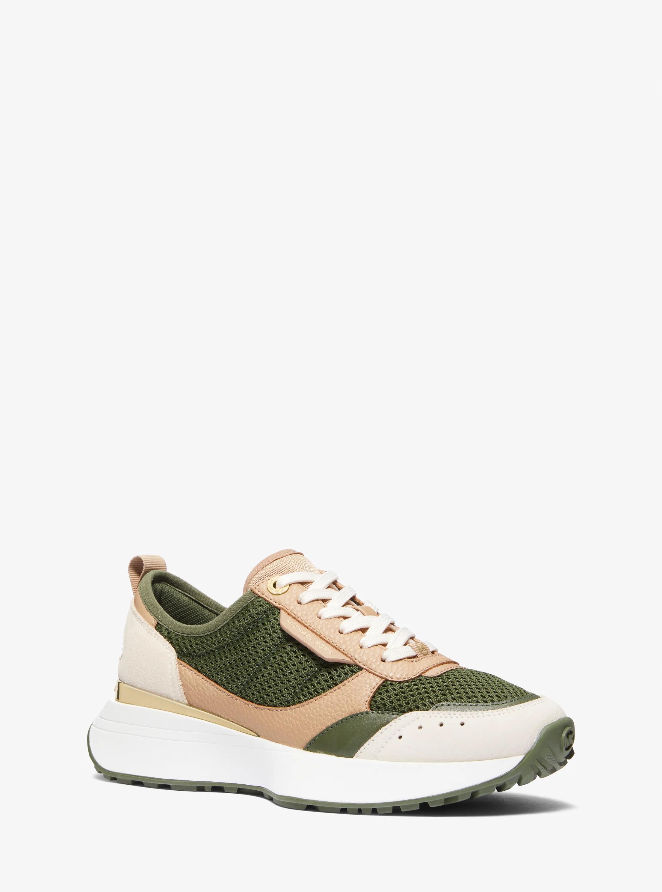 Flynn Mesh and Leather Trainer