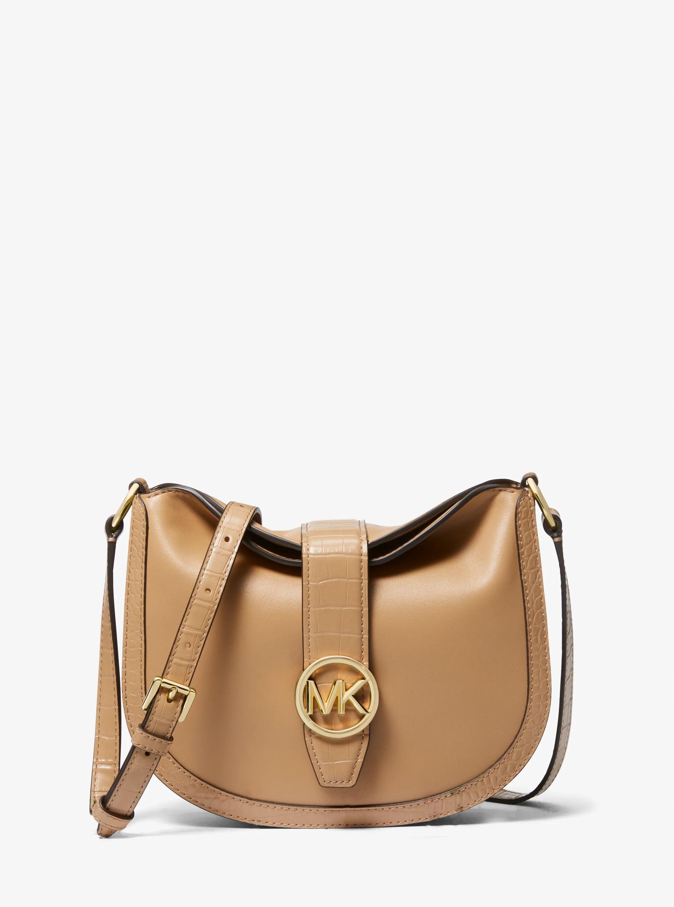 Gabby Small Hobo Crossbody Bag in CAMEL | Michael Kors