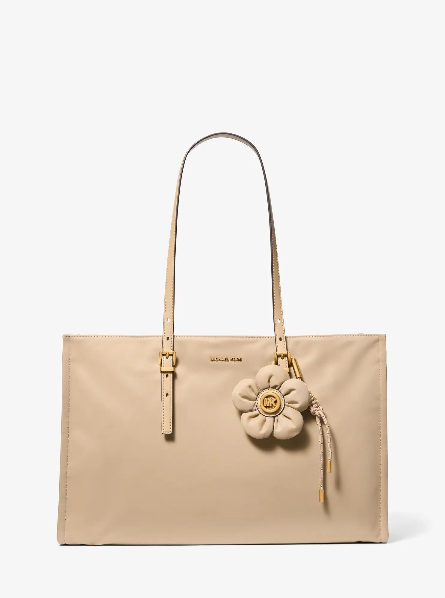 MK Cabas Zadie de taille moyenne en nylon - Naturel - Michael Kors