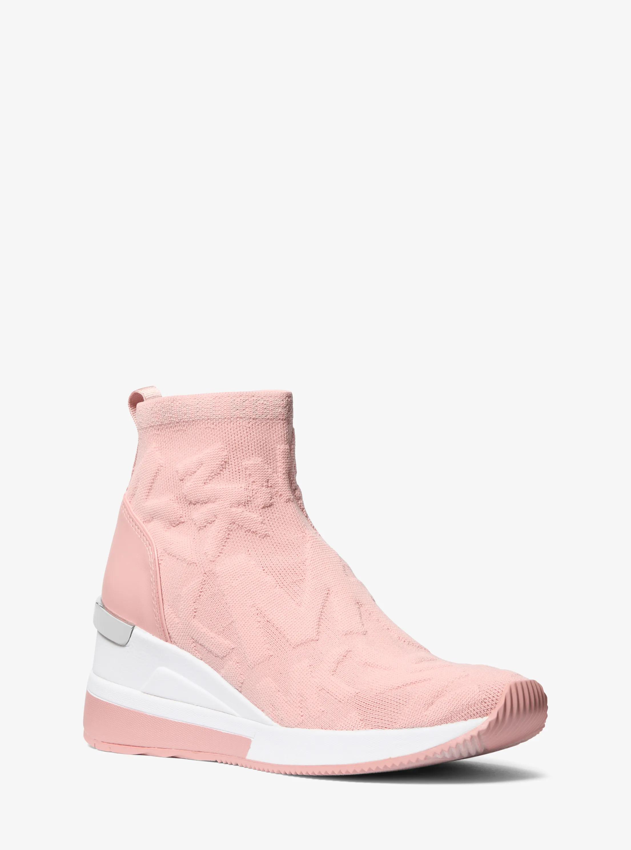 Zapatilla Skyler tipo calcet&iacute;n de punto el&aacute;stico con logotipo