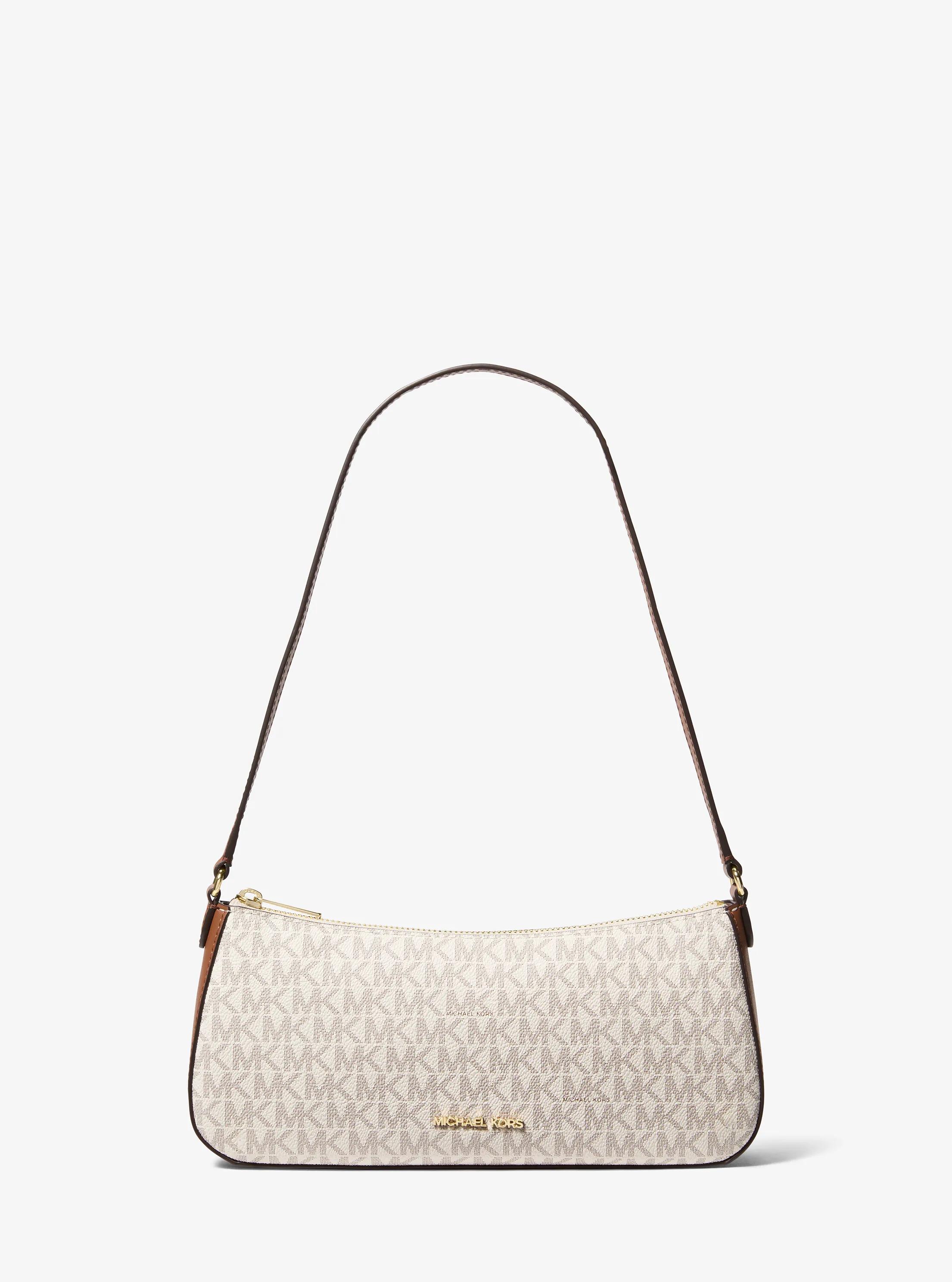 Sammy Small Signature Logo Pochette in VANILLA | Michael Kors