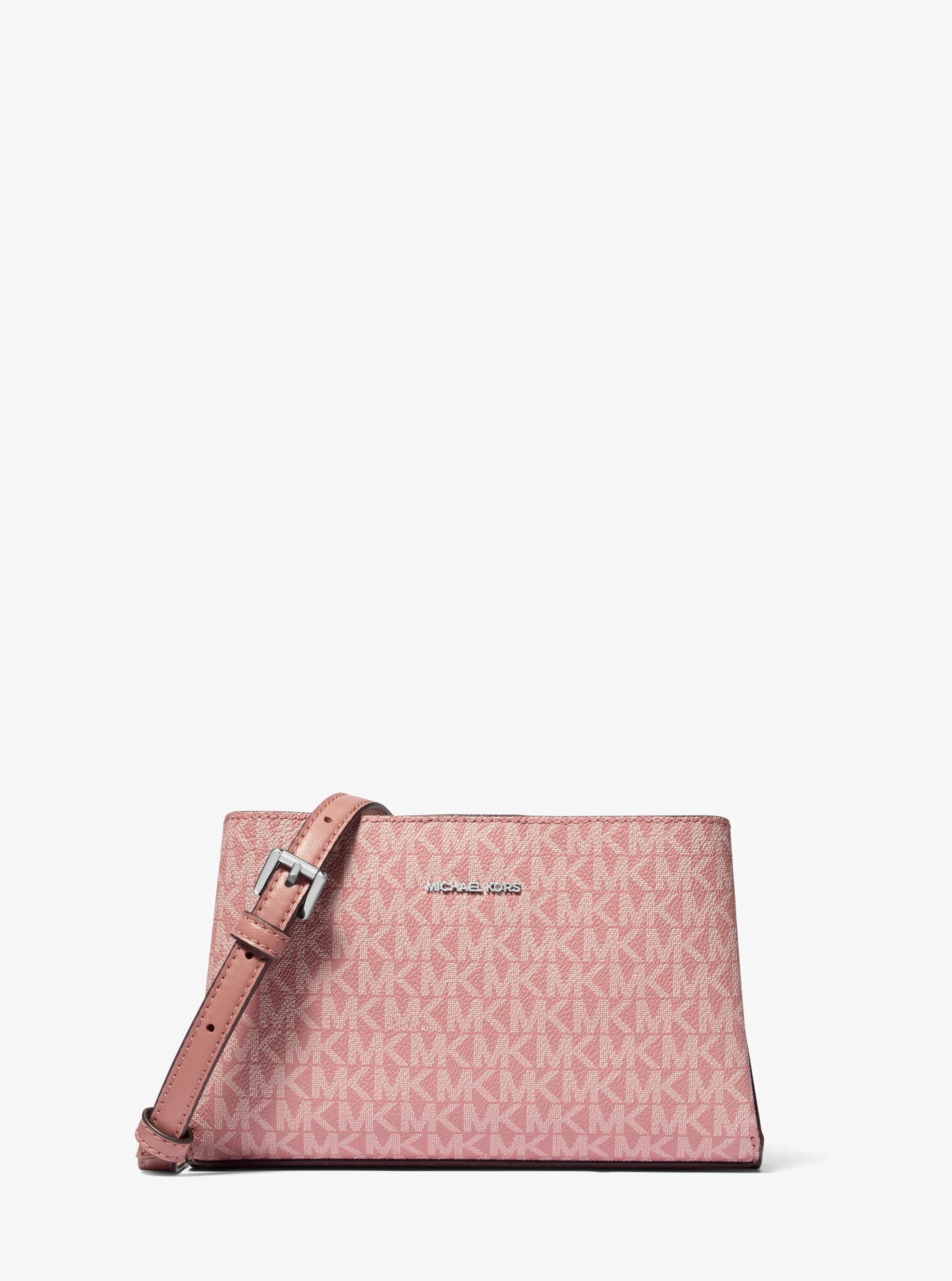 Ruthie Small Signature Logo Crossbody Bag in ROSE | Michael Kors