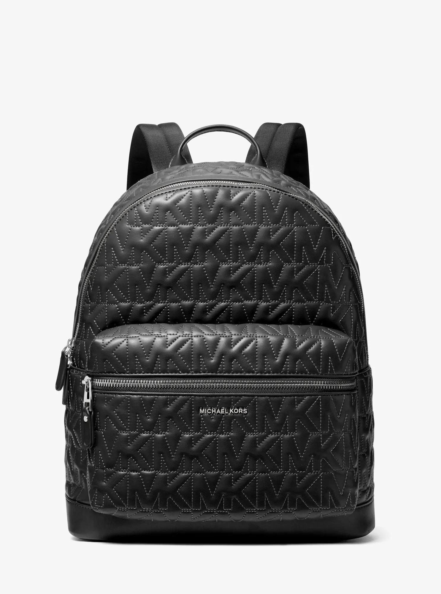 Hudson Medium Logo Embossed Dome Backpack
