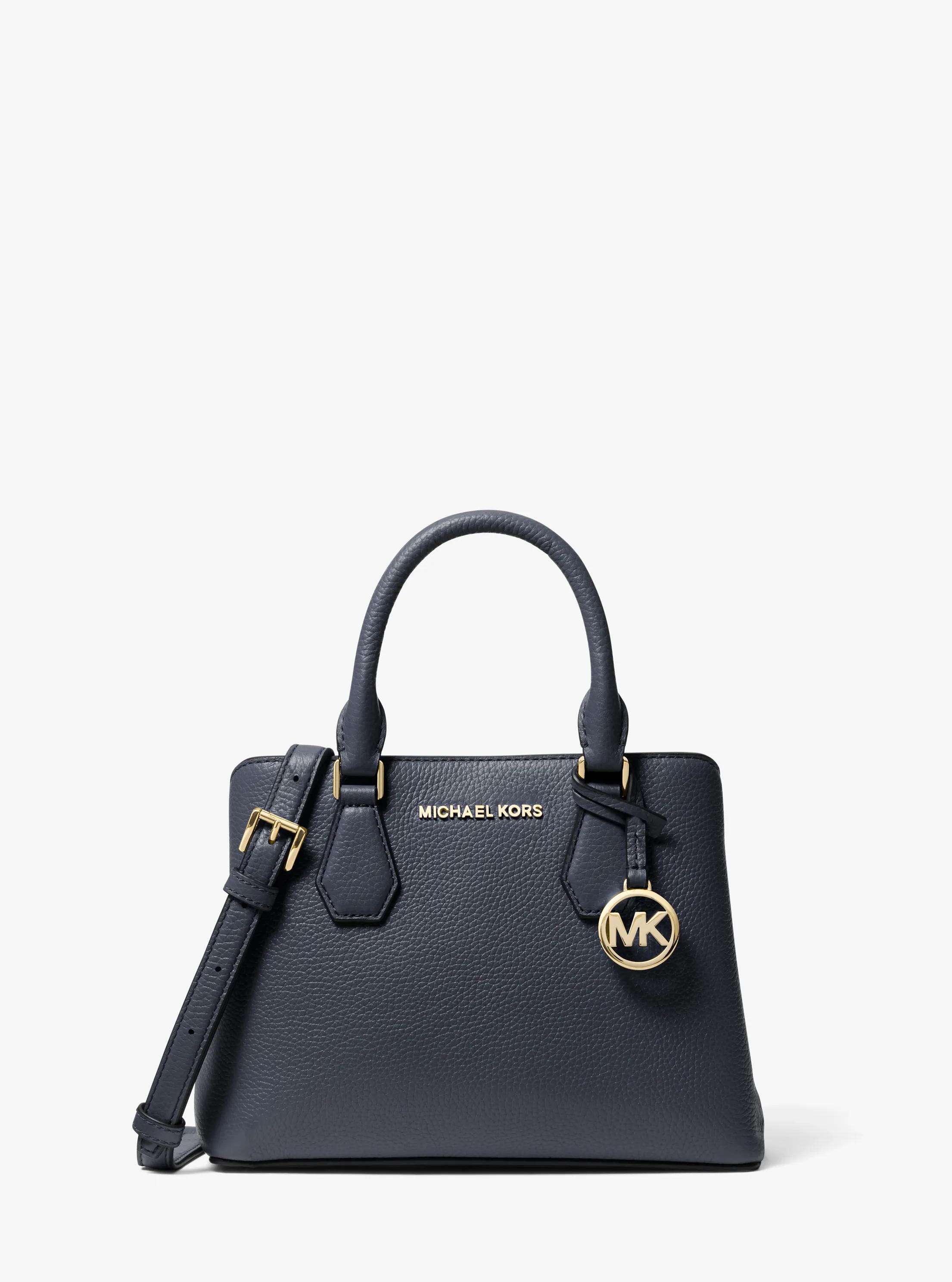 Camille Small Pebbled Leather Satchel