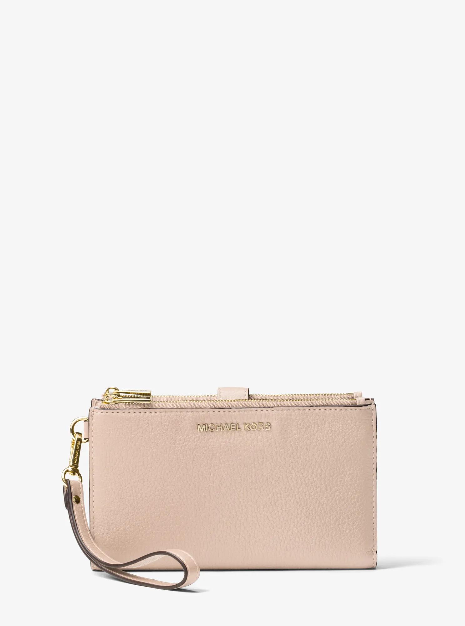 Portefeuille Adele en cuir pour t&eacute;l&eacute;phone intelligent in ROSE P&Acirc;LE | Michael Kors