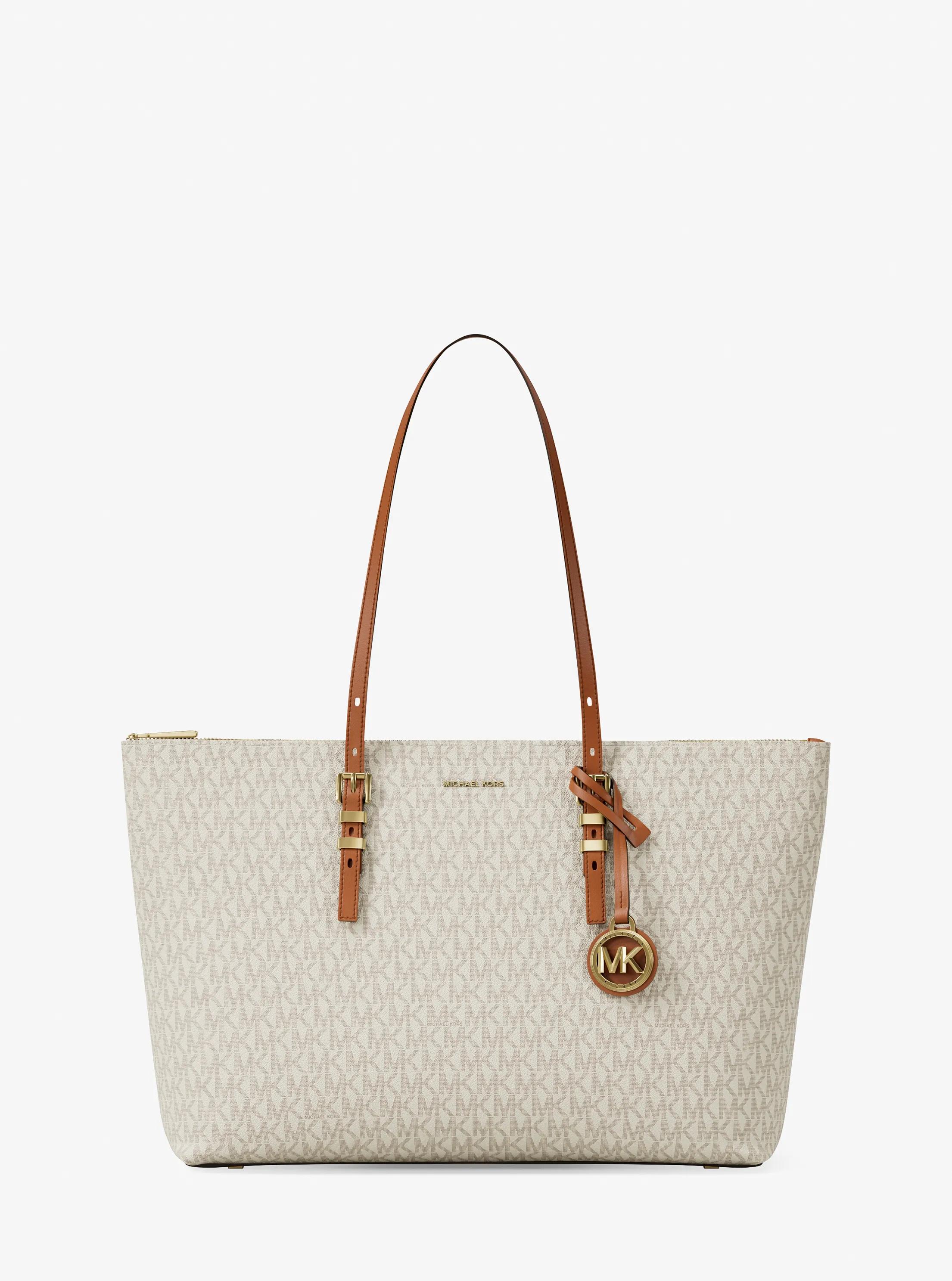 MK Grand cabas Quinn à logo Signature - Naturel - Michael Kors