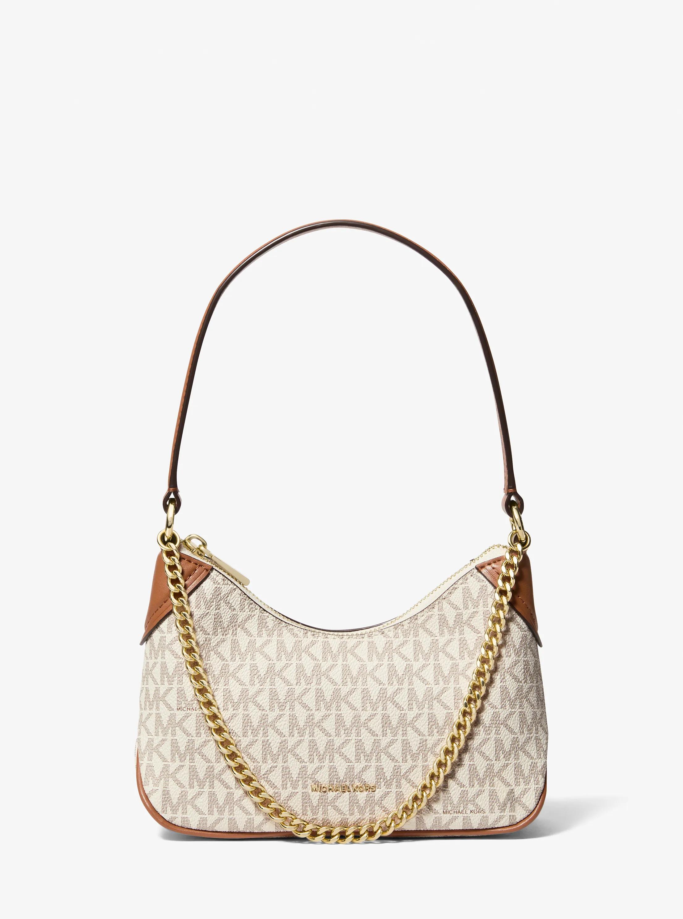 MK Petite pochette Jet Set convertible à logo Signature - Naturel - Michael Kors