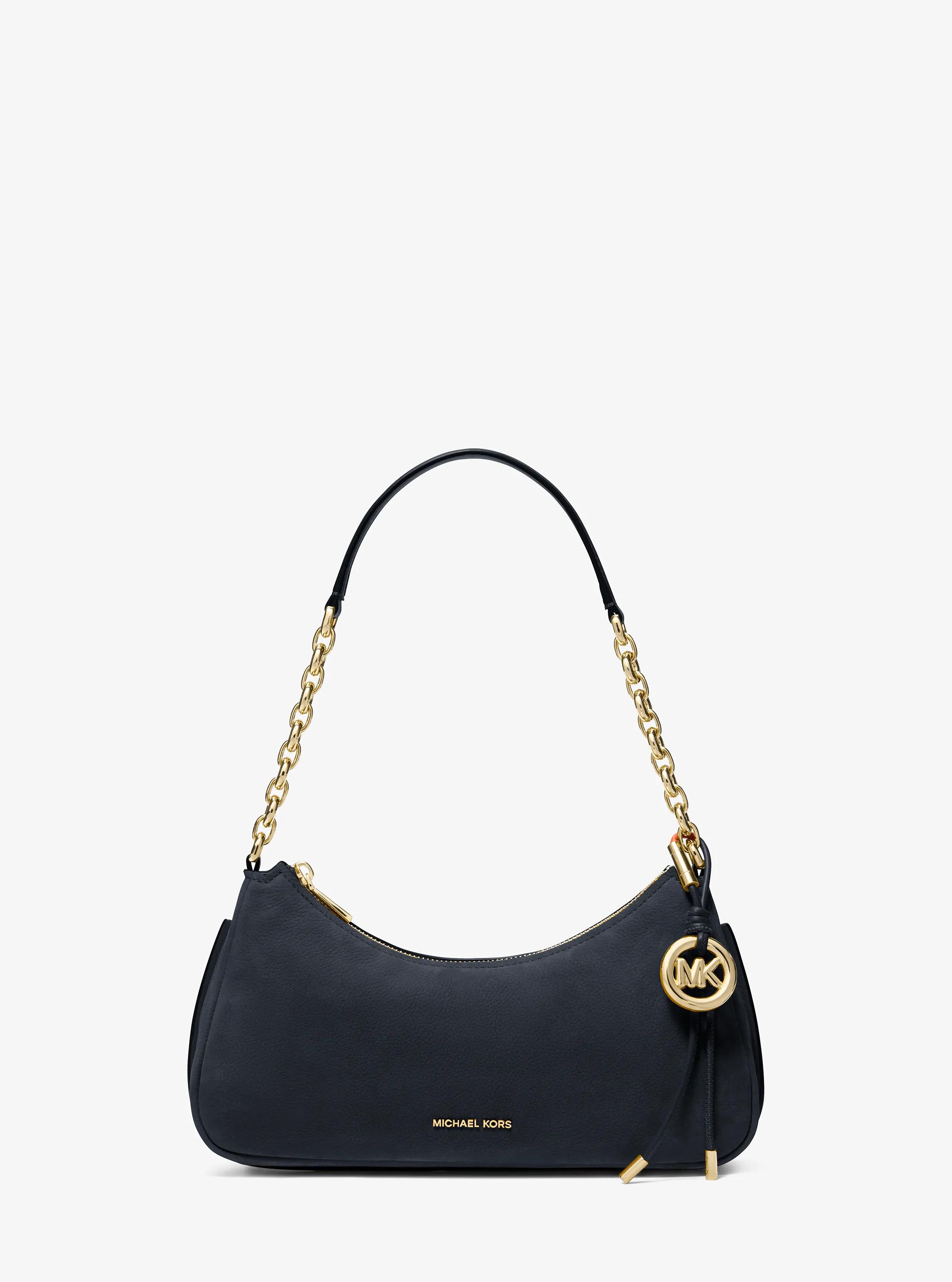 Pochette Nolita mediano de nobuck con cadena in MEDIANOCHE | Michael Kors