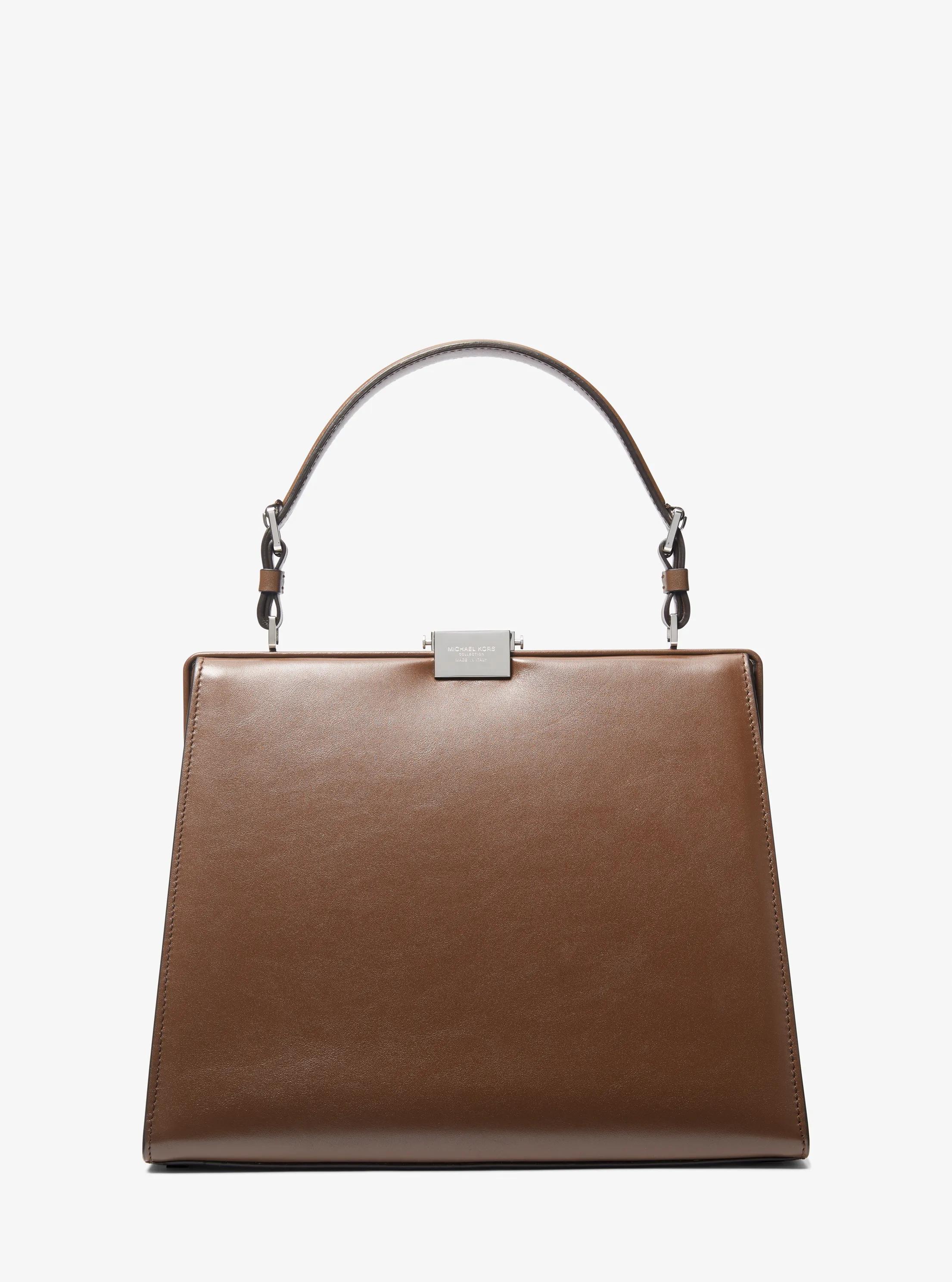 Simone Leather Satchel in COCOA | Michael Kors