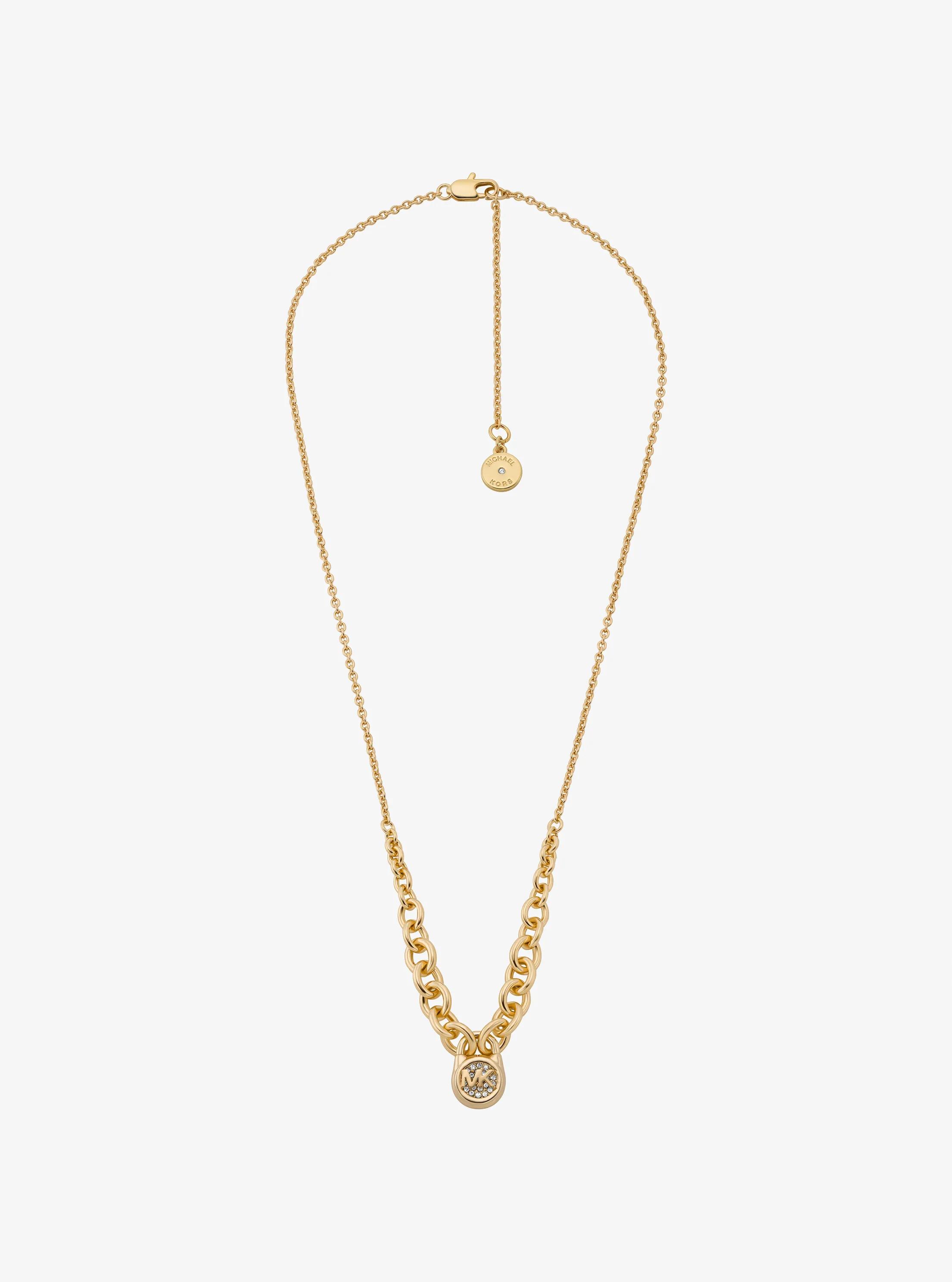 Collier &agrave; cadenas &agrave; pav&eacute; in OR | Michael Kors