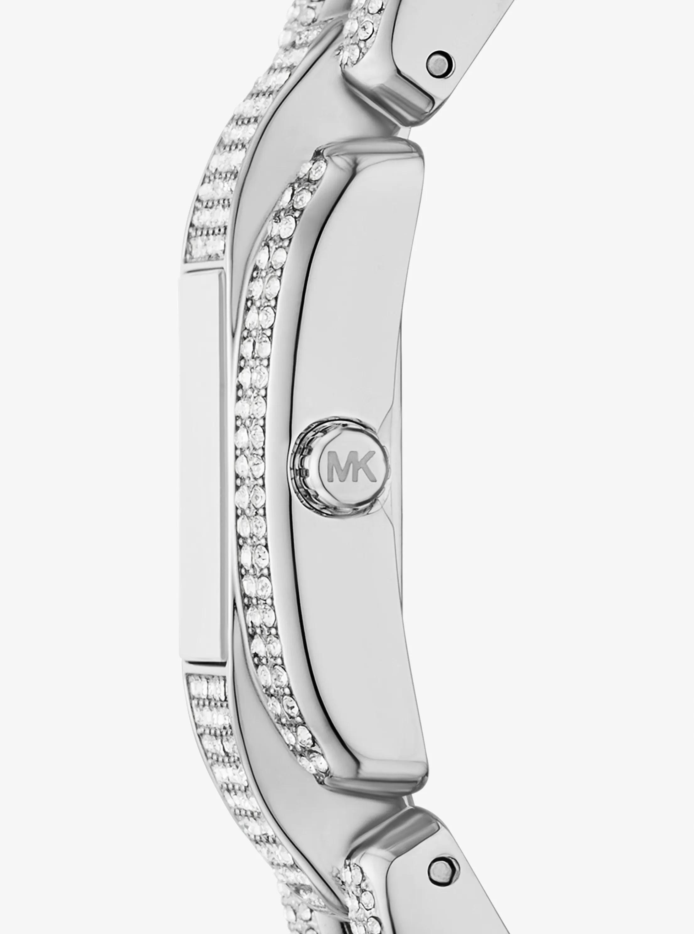 Mini Hally Pavé Silver-Tone Watch