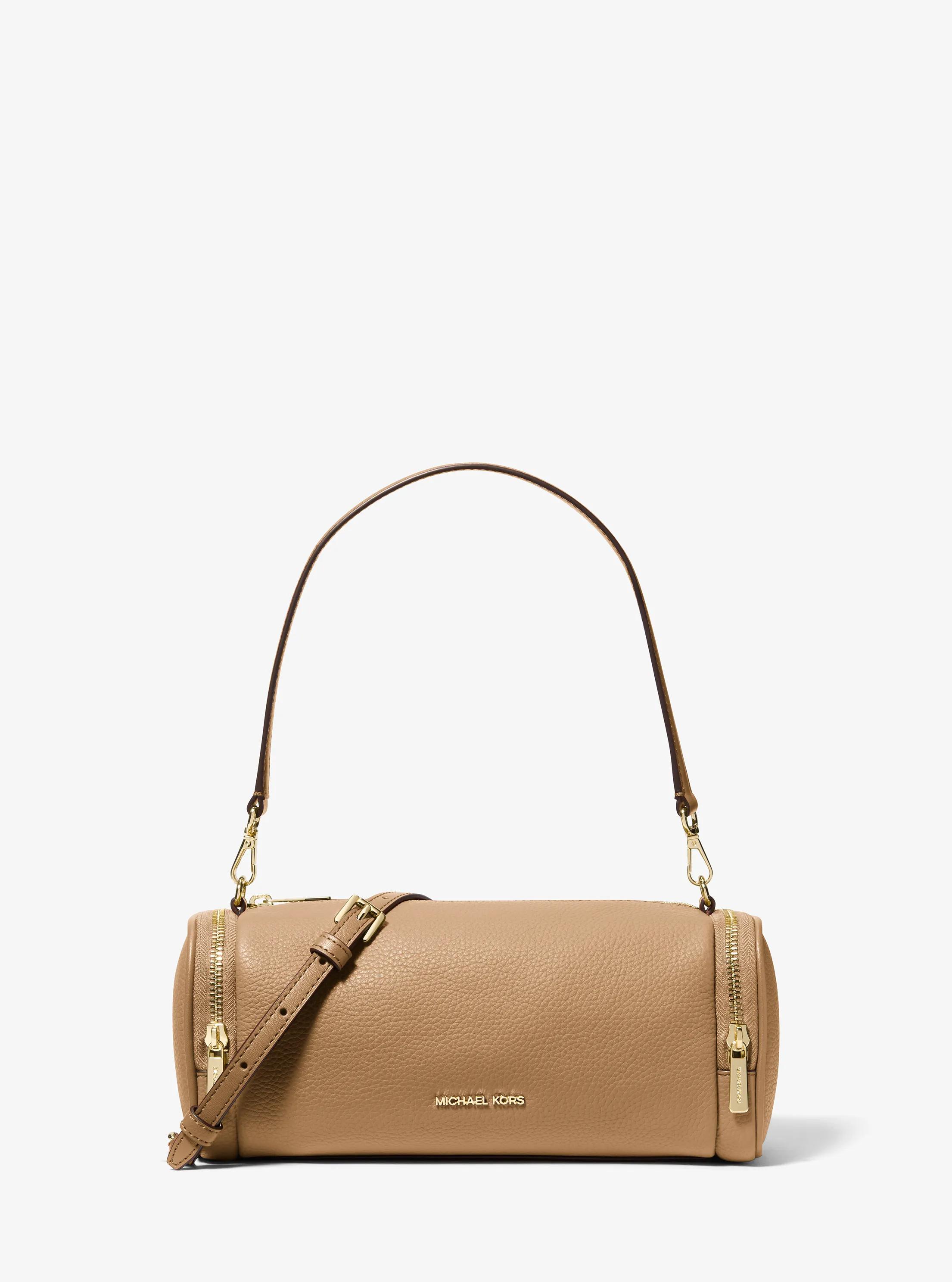 Jet Set Travel Small Pebbled Leather Convertible Crossbody Bag in