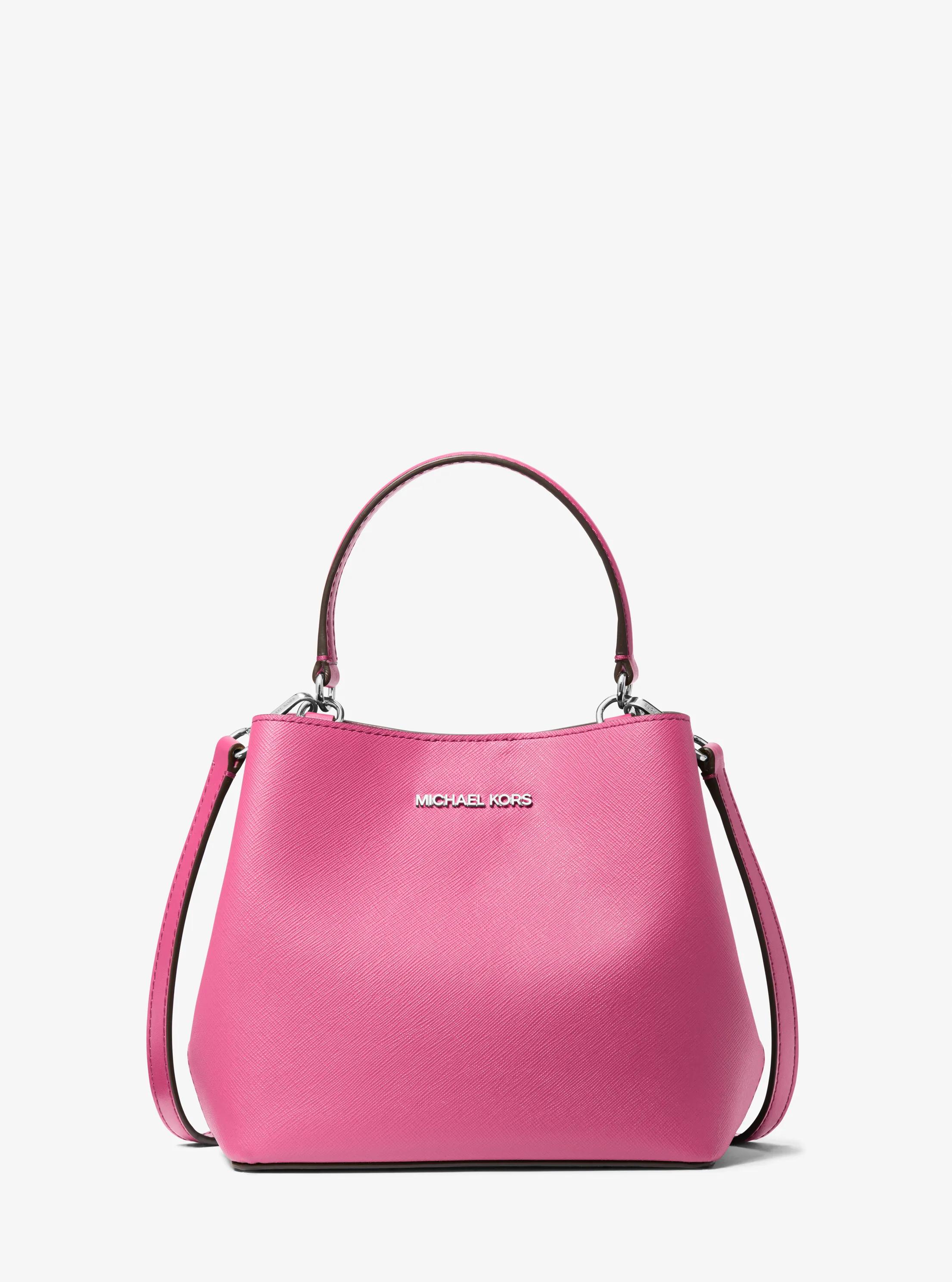 Petit sac &agrave; &eacute;paule convertible Pratt in PITAYA | Michael Kors