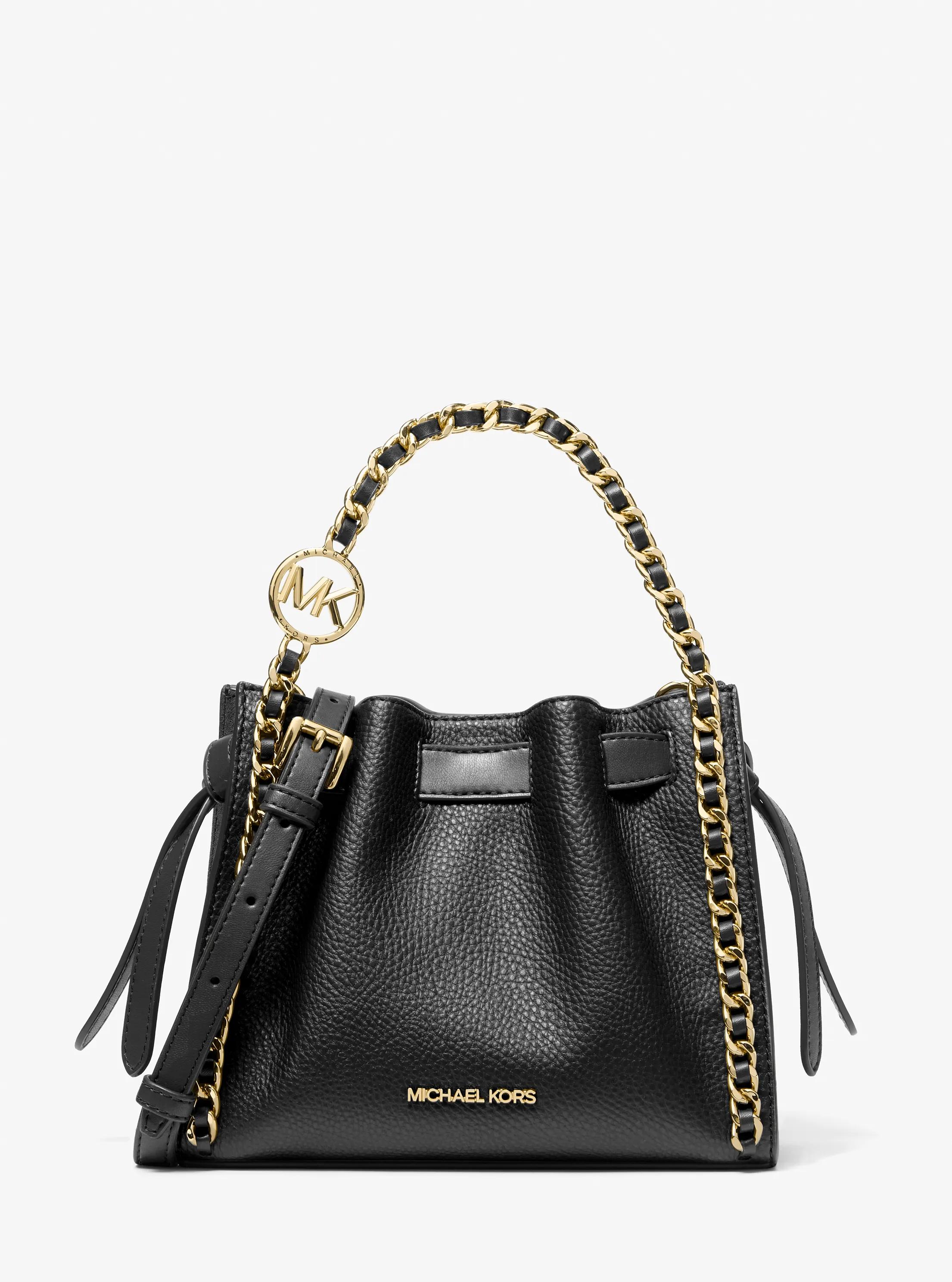Mina Small Chain Crossbody Bag in BLACK | Michael Kors