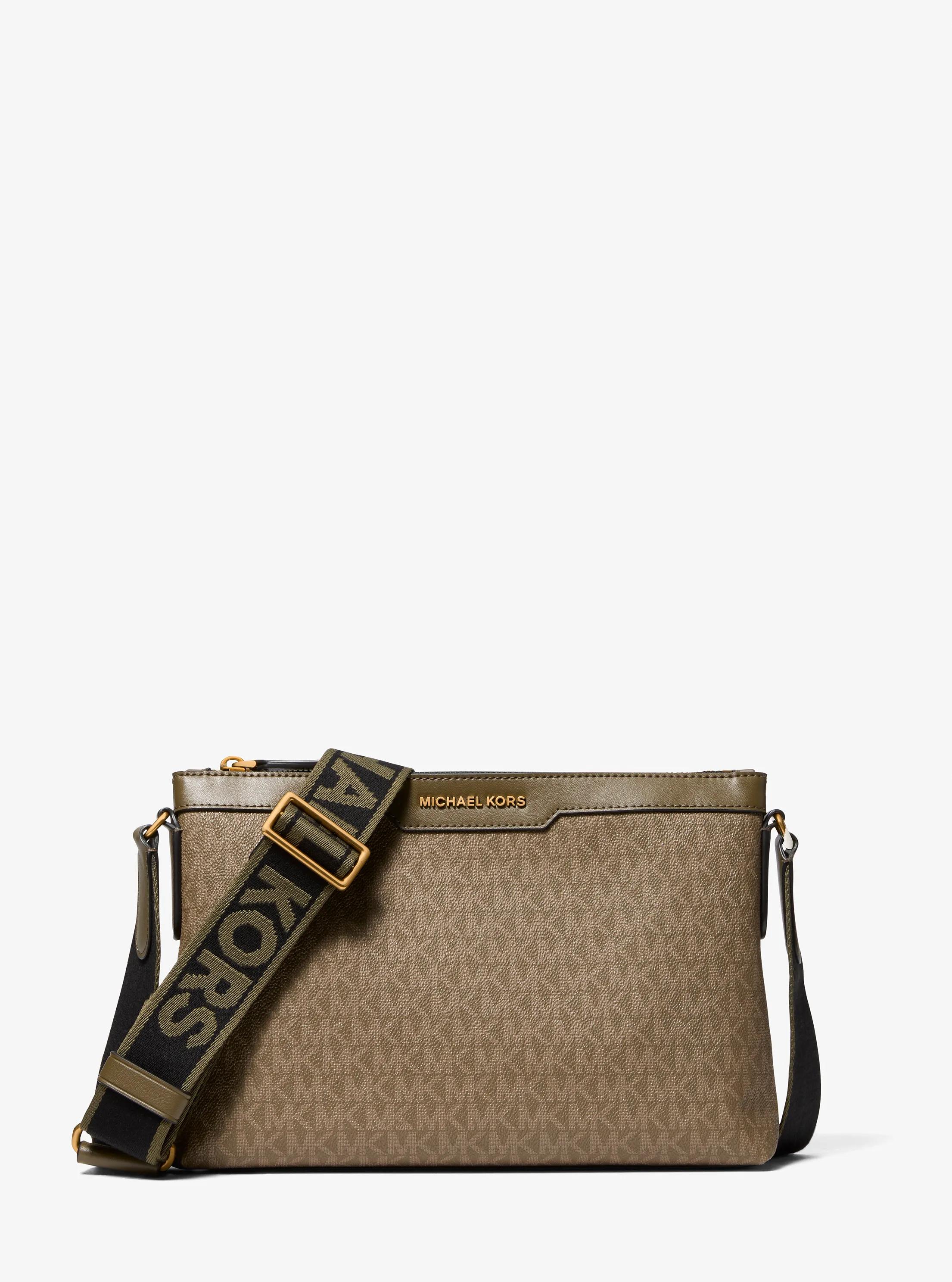 MK Besace Hudson à logo Signature - Vert - Michael Kors