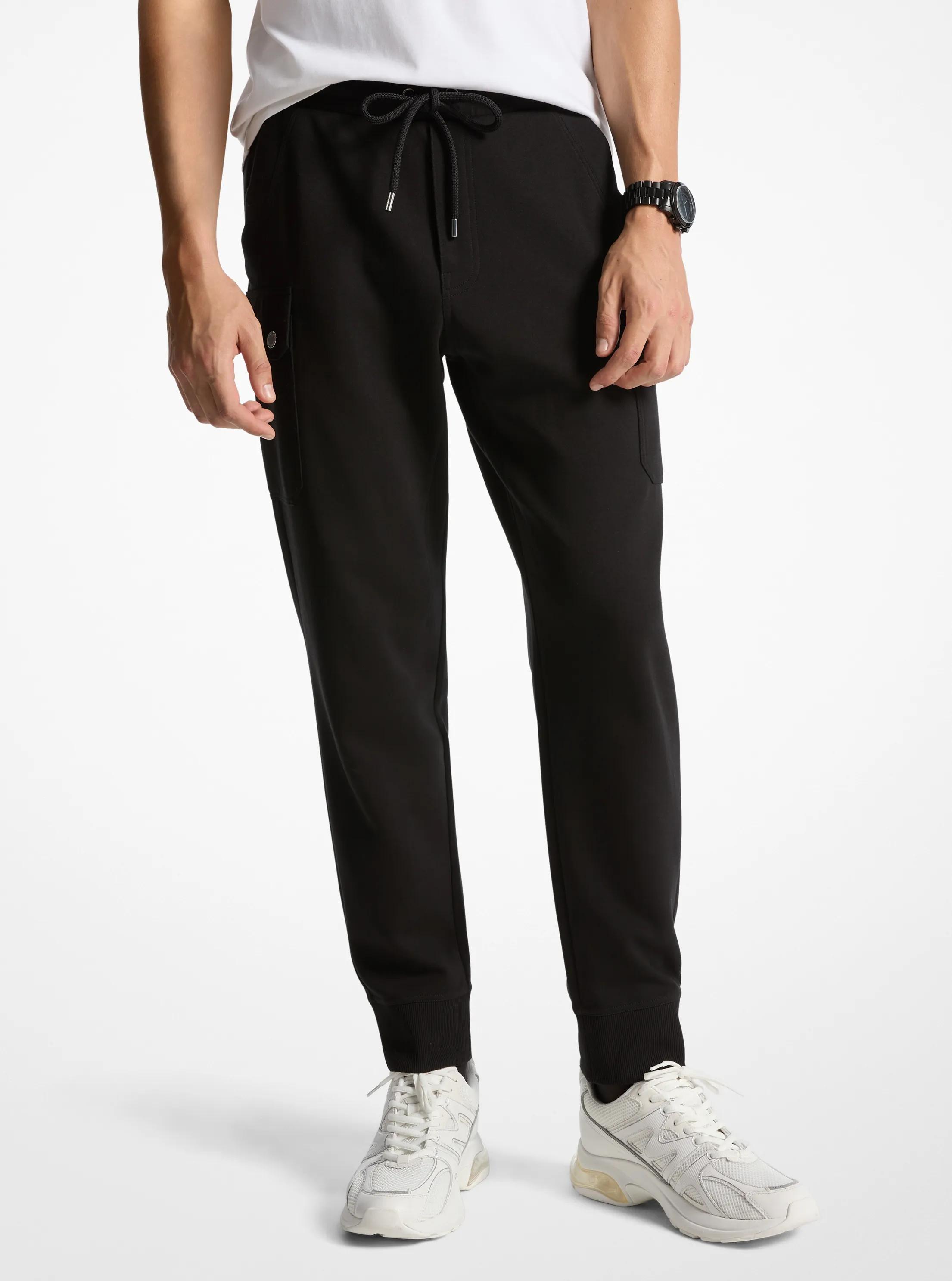 Joggers de punto con cord&oacute;n ajustable in NEGRO | Michael Kors