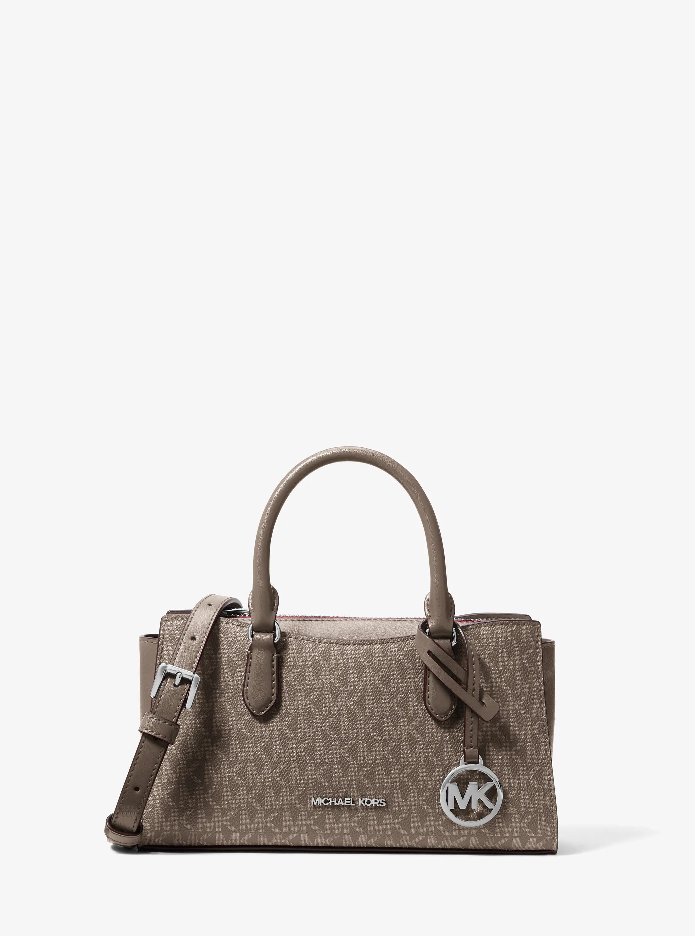 Bolso messenger Arden peque&ntilde;o con logotipo exclusivo in CHAMPI&Ntilde;&Oacute;N | Michael Kors
