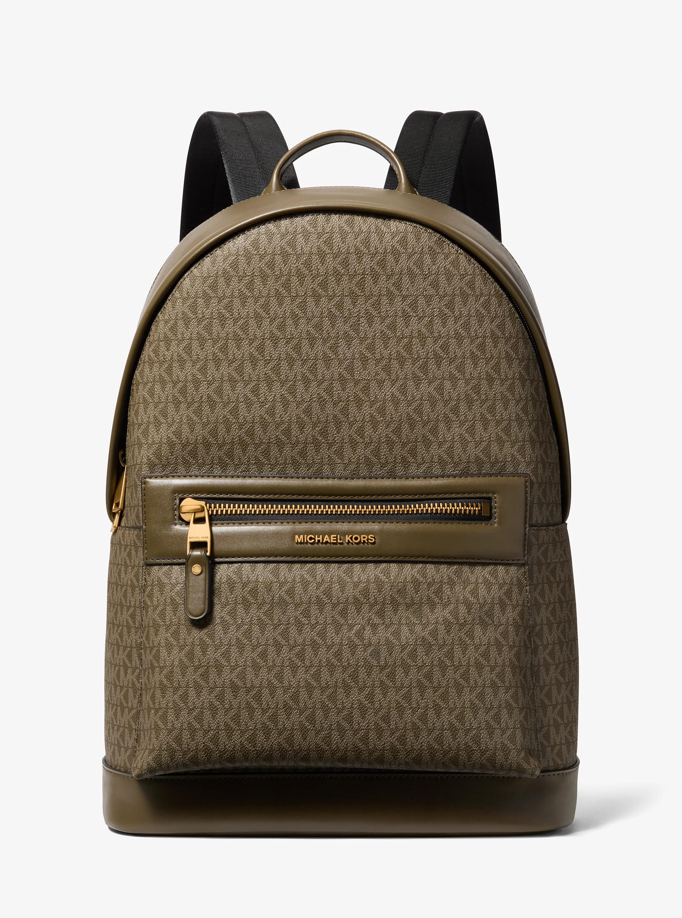 Jet Set Signature Logo Backpack in LODEN | Michael Kors