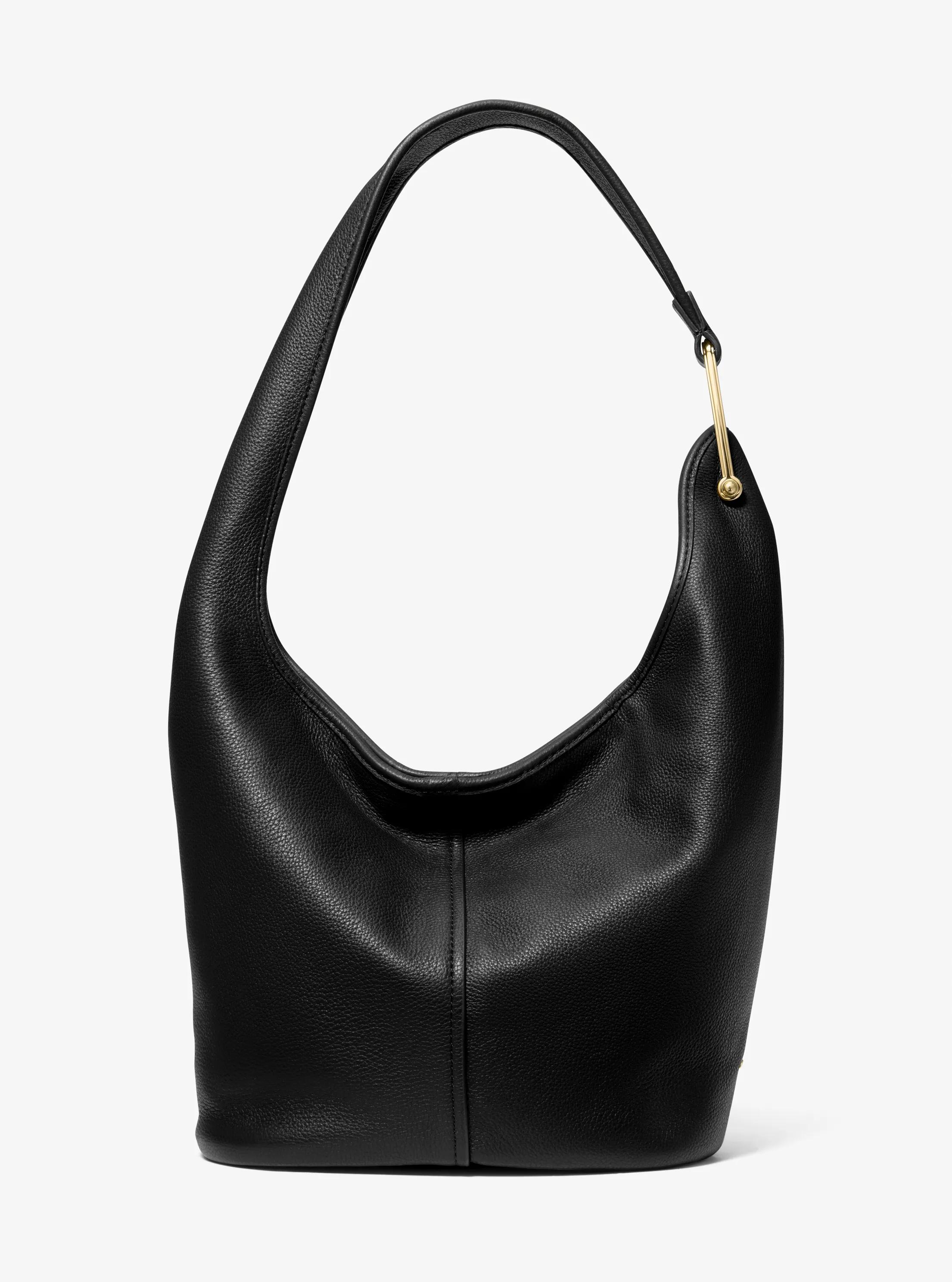 Bolso de hombro Sonny mediano de piel in NEGRO | Michael Kors