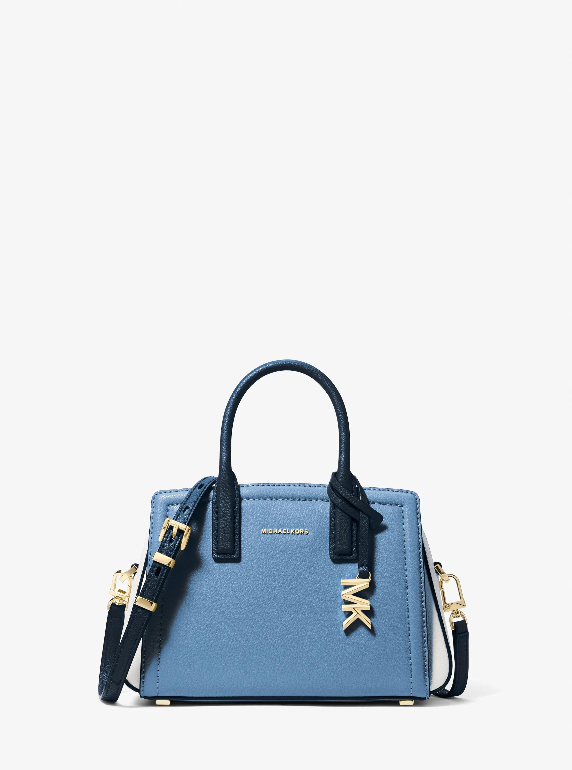 Laila Extra-Small Color-Block Leather Crossbody Bag