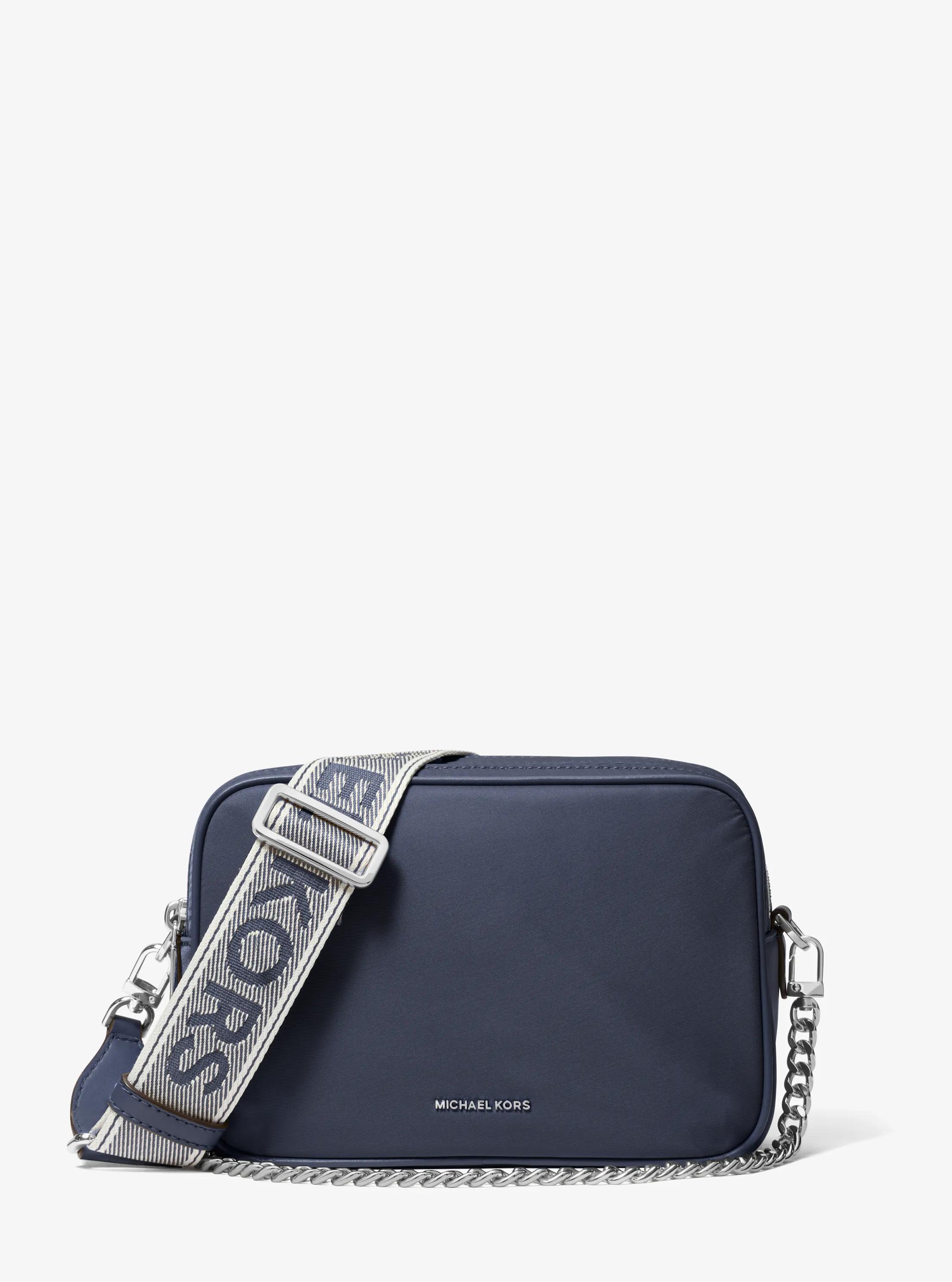 Bryant Medium Nylon Crossbody Bag in NAVY | Michael Kors