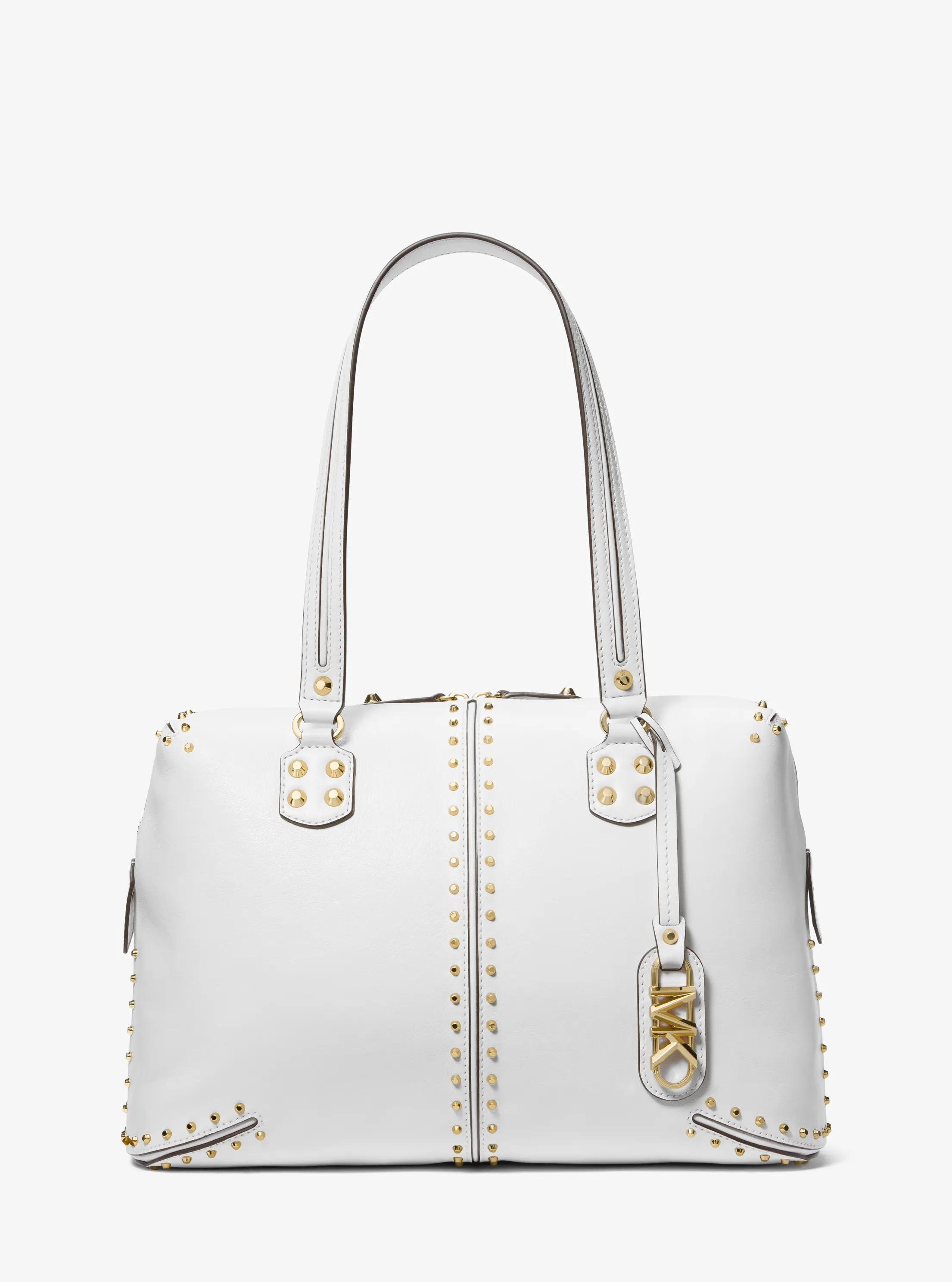 Bolso tote Astor grande de piel con tachuelas