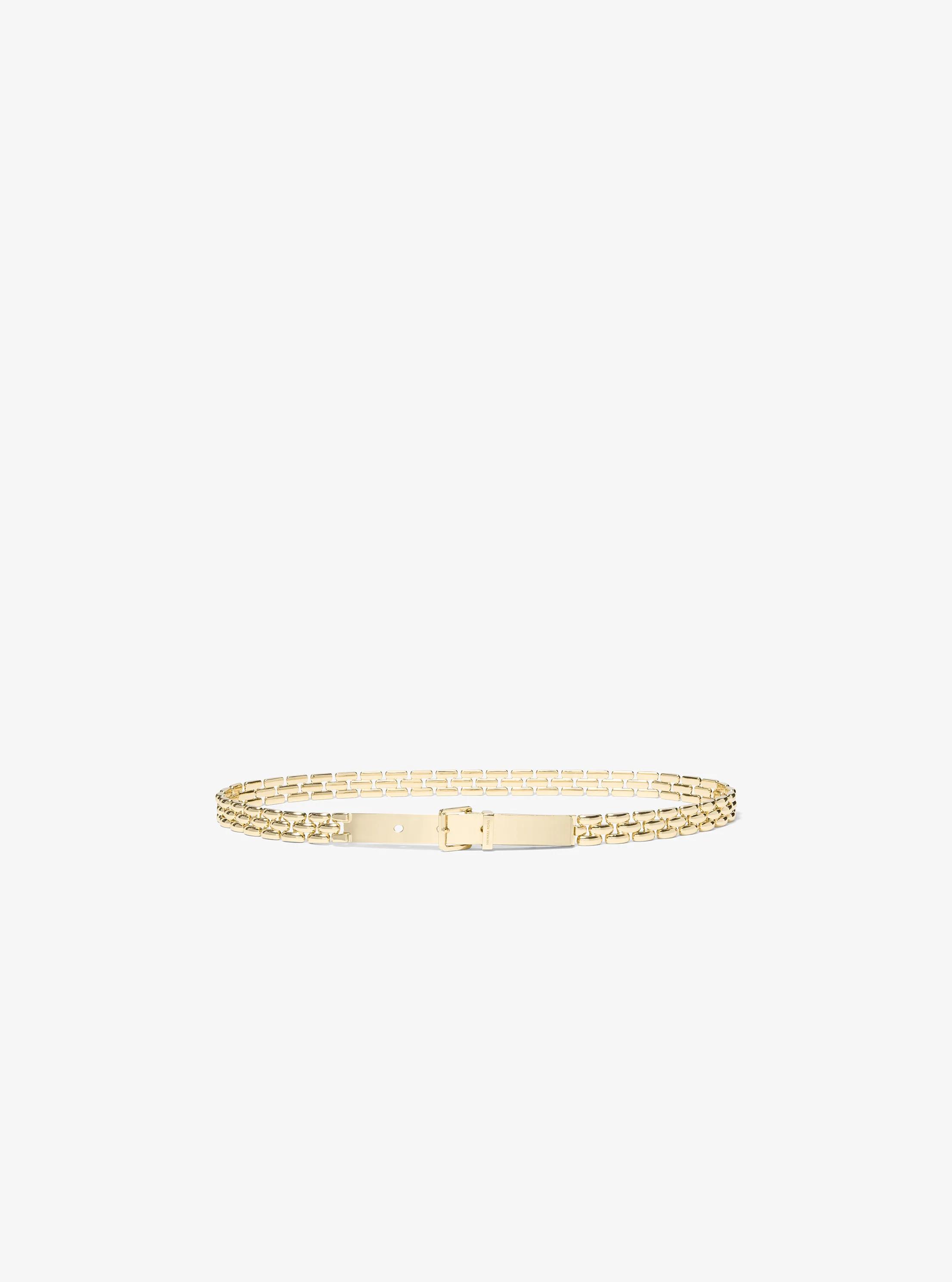 Gold-Tone Chain Belt in PALE GOLD | Michael Kors