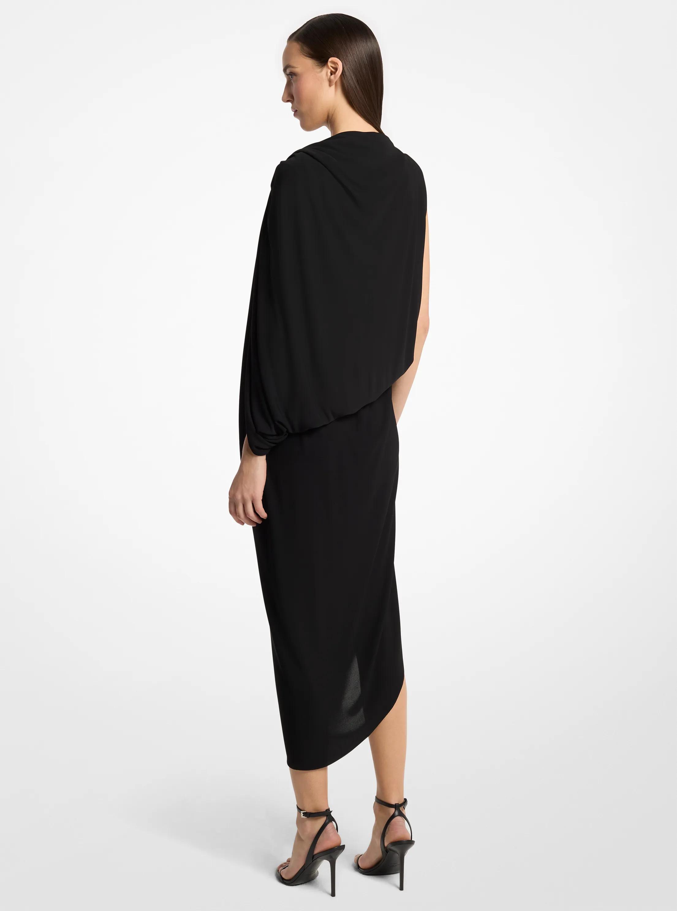 Michael Kors Collection Stretch Matte Jersey Elliptical One-Shoulder Dress | Thumbnail 2