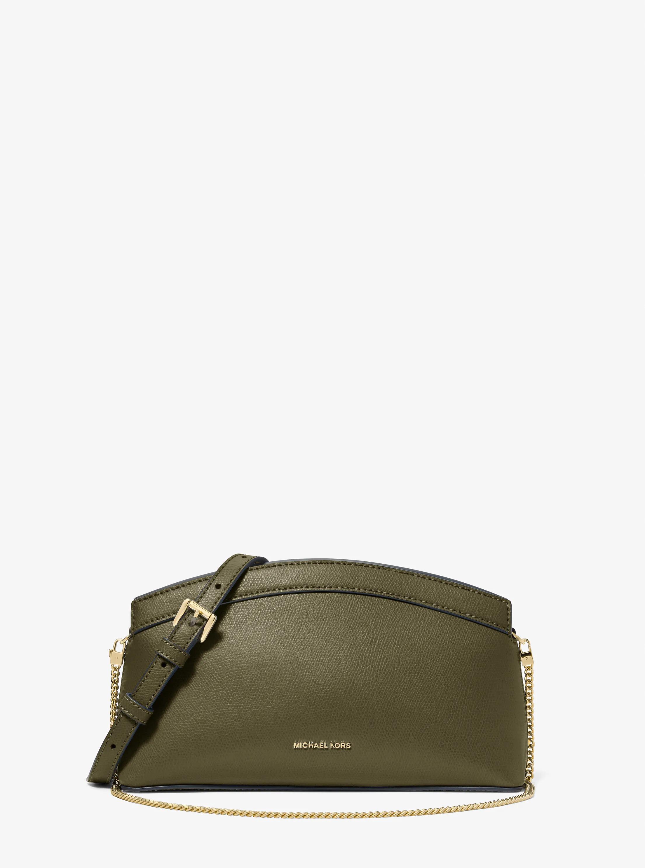 MK Petite pochette convertible Athena en cuir - Vert - Michael Kors