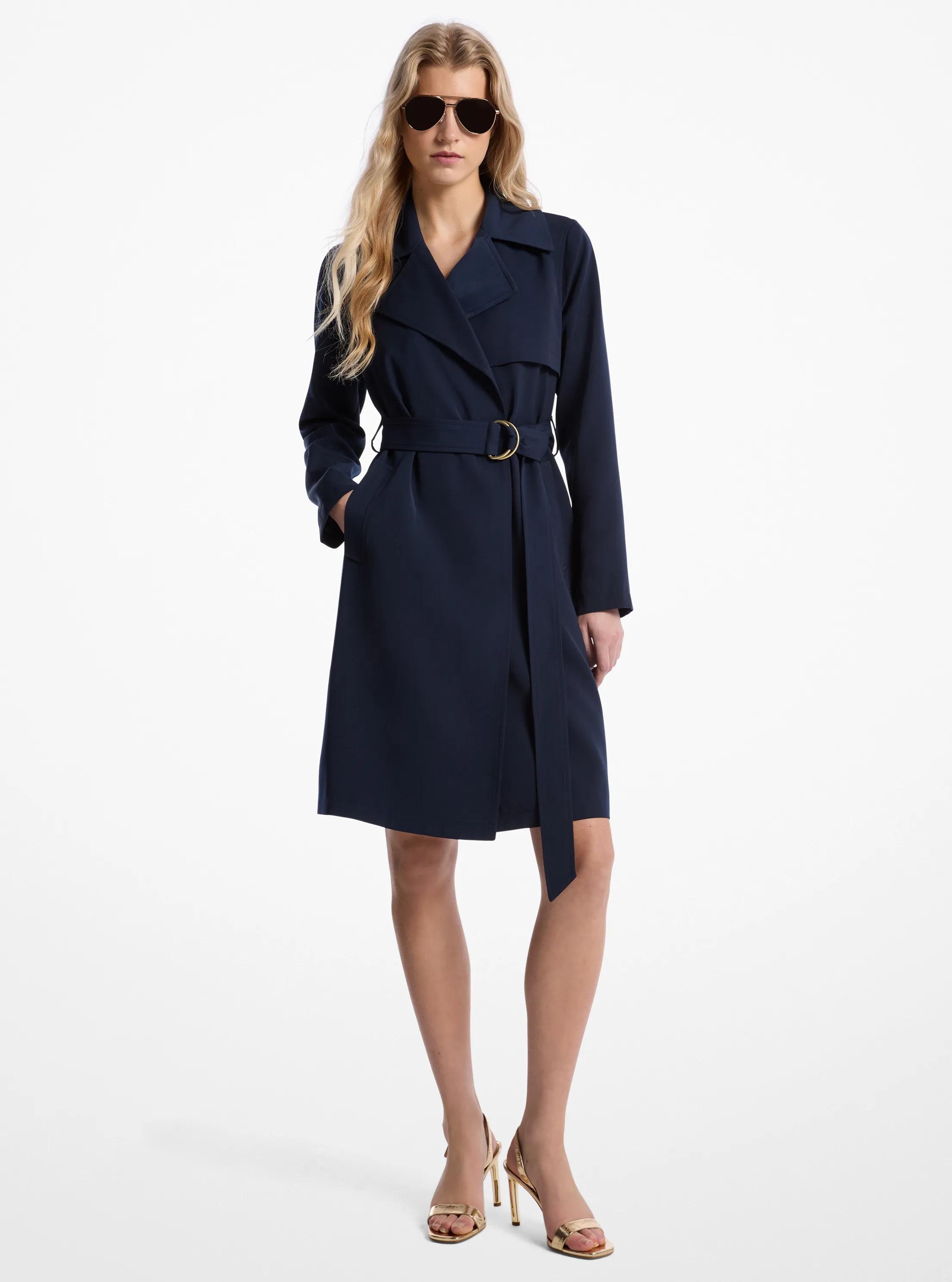 Belted Trench Coat in MIDNIGHT BLUE | Michael Kors