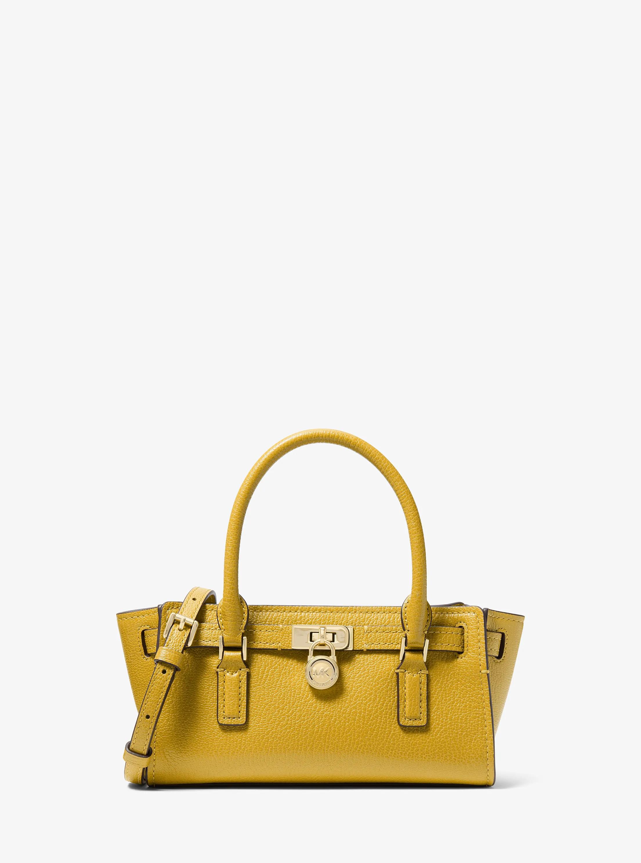 MK Très petit sac à bandoulière Hamilton Moderne en cuir - Vert - Michael Kors