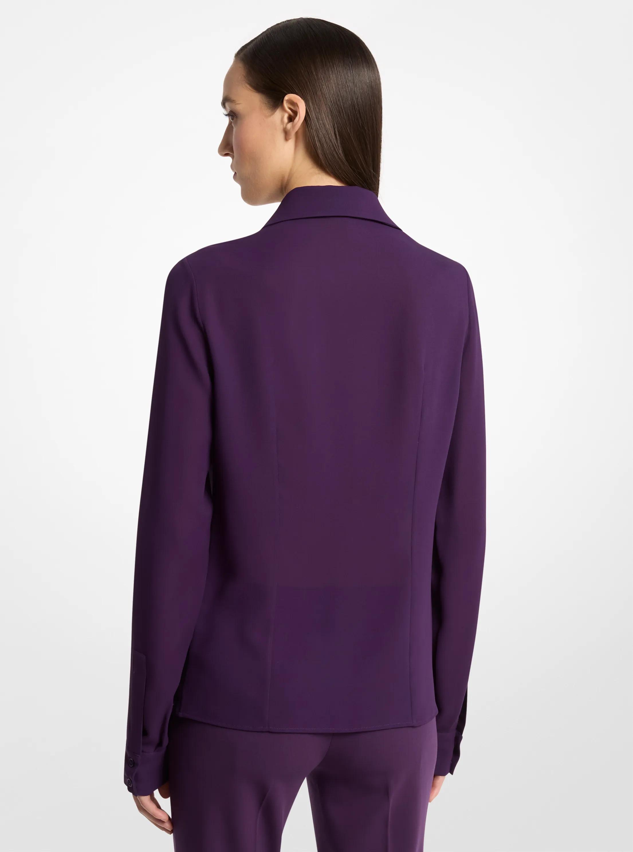 Michael Kors Collection Hansen Silk Georgette Shirt | Thumbnail 3
