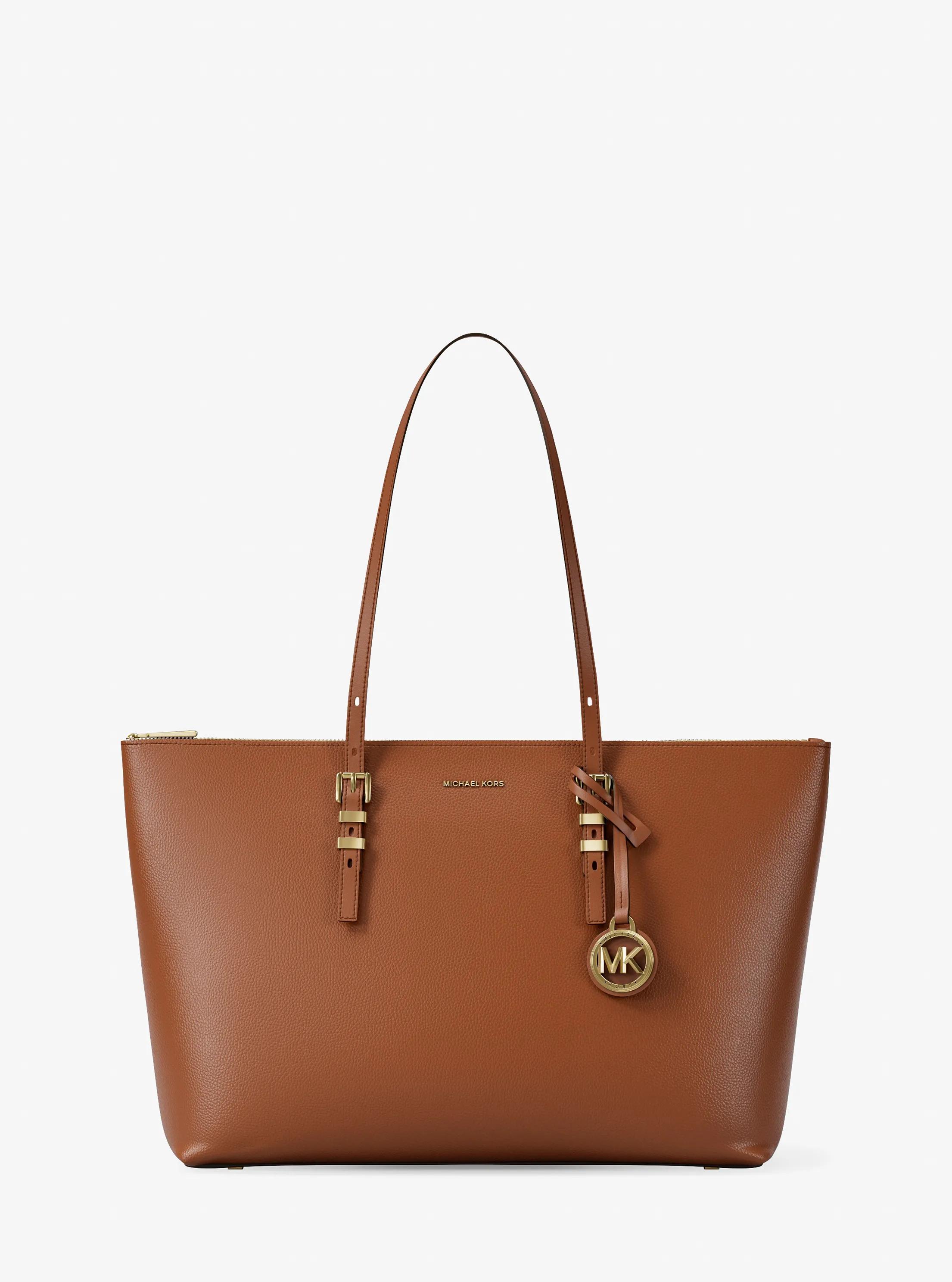 Michael Michael Kors Mk Shopper Quinn Large Aus Gekrispeltem Leder - Braun - Michael Kors